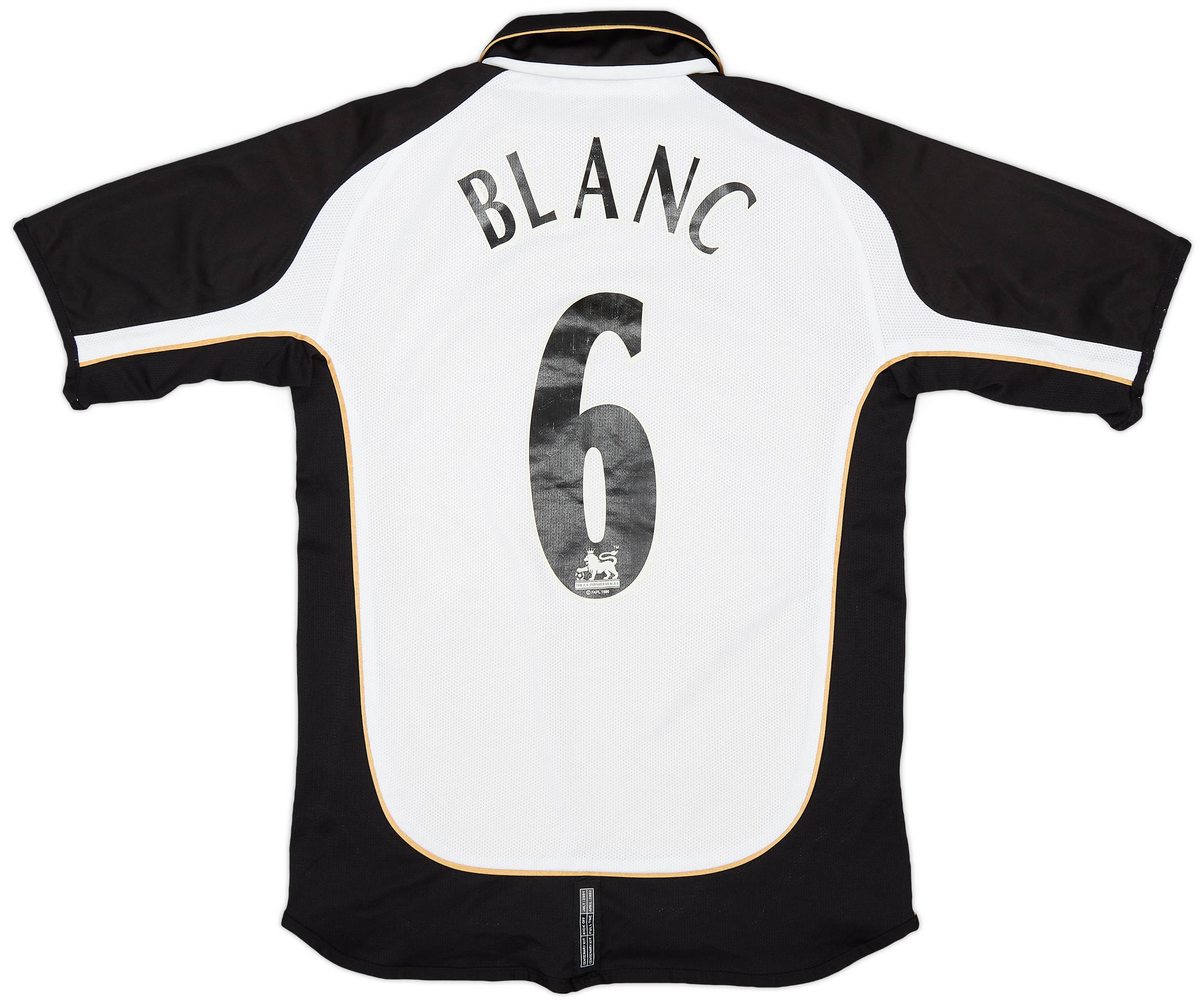 2001-02 Manchester United Centenary Away/Third Shirt Blanc #6 - 8/10 - (L.Boys)