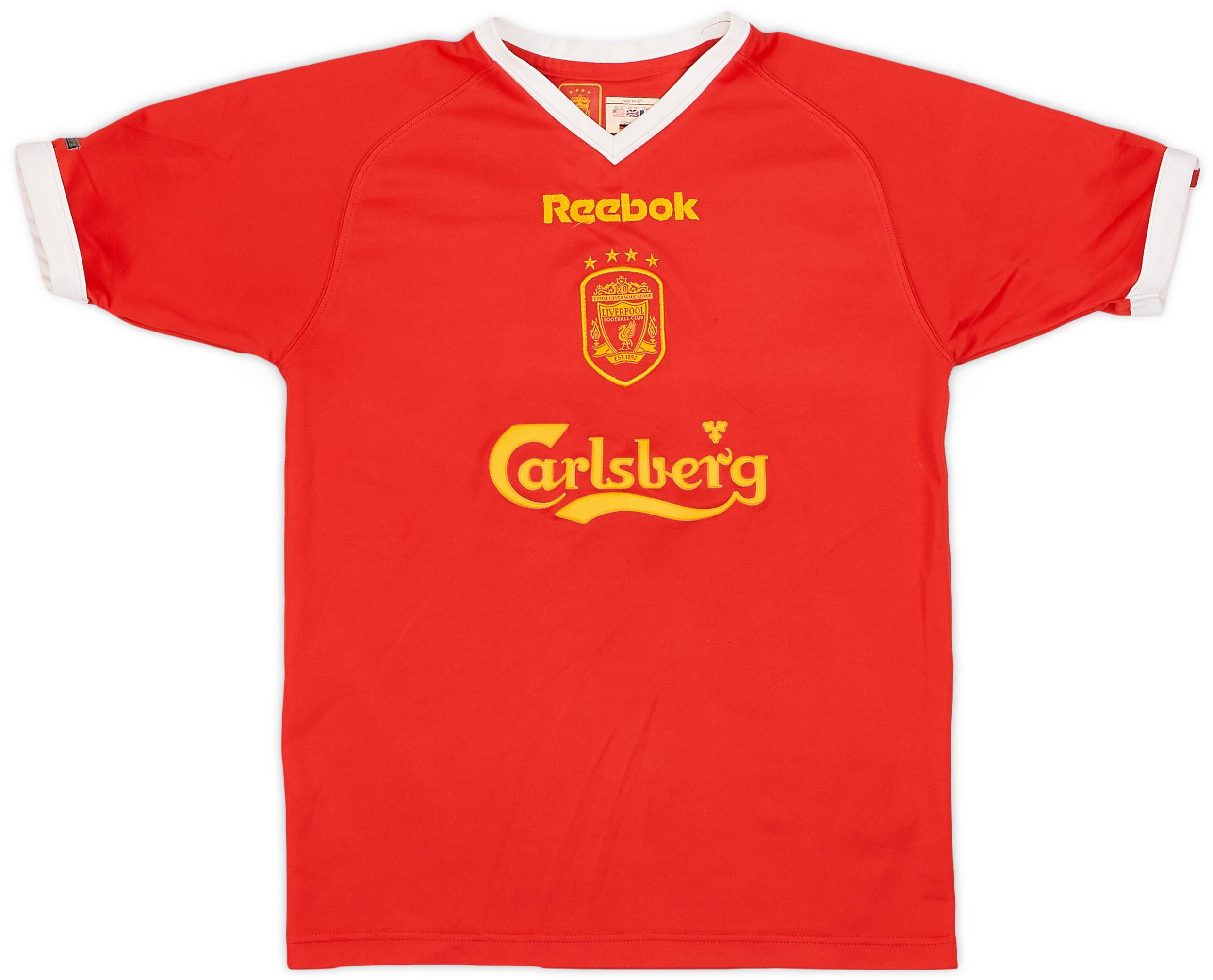 2001-03 Liverpool CL Shirt - 8/10 - (L.Boys)