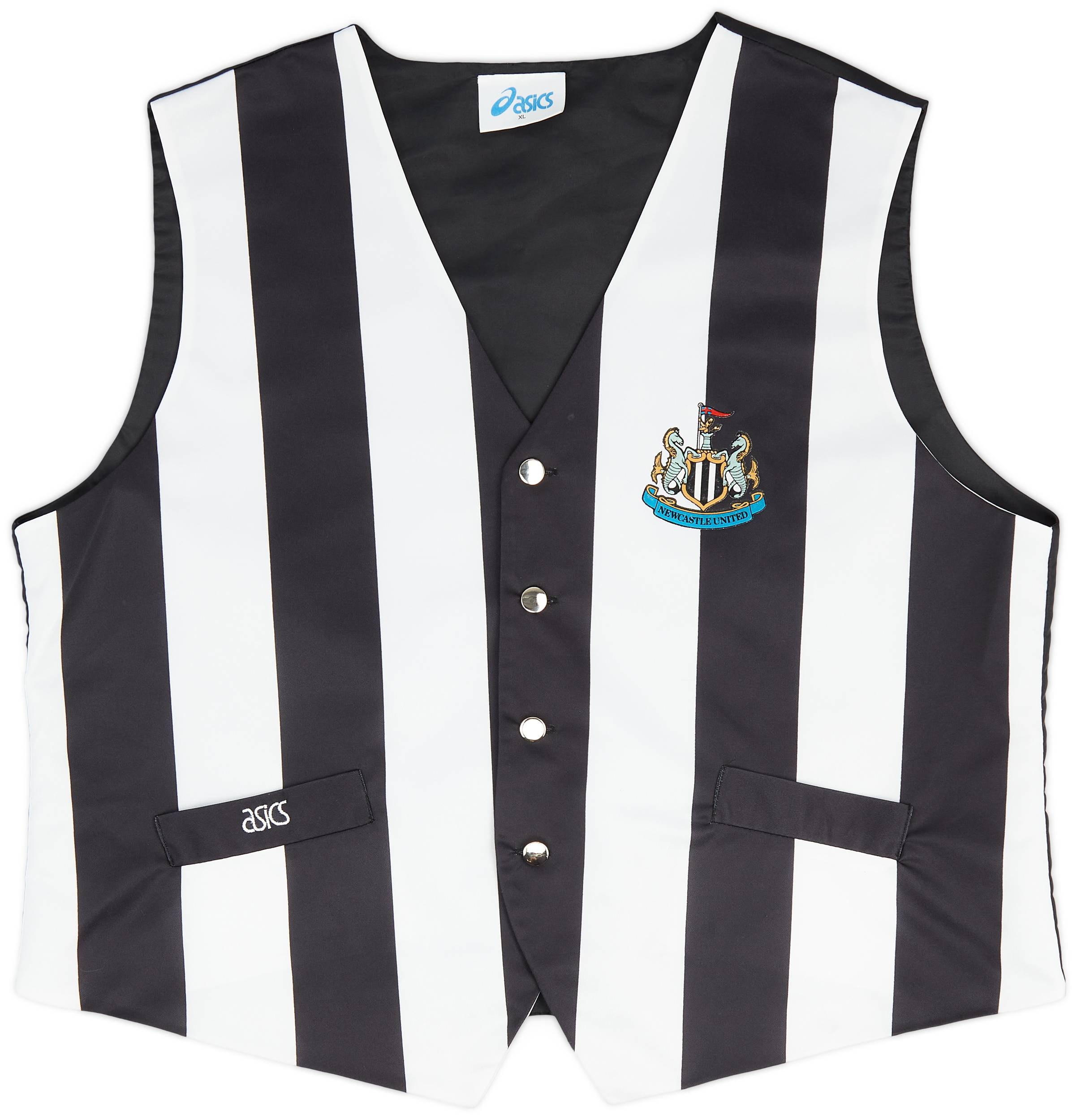 1993-95 Newcastle Asics Waistcoat - 9/10 - (XL)