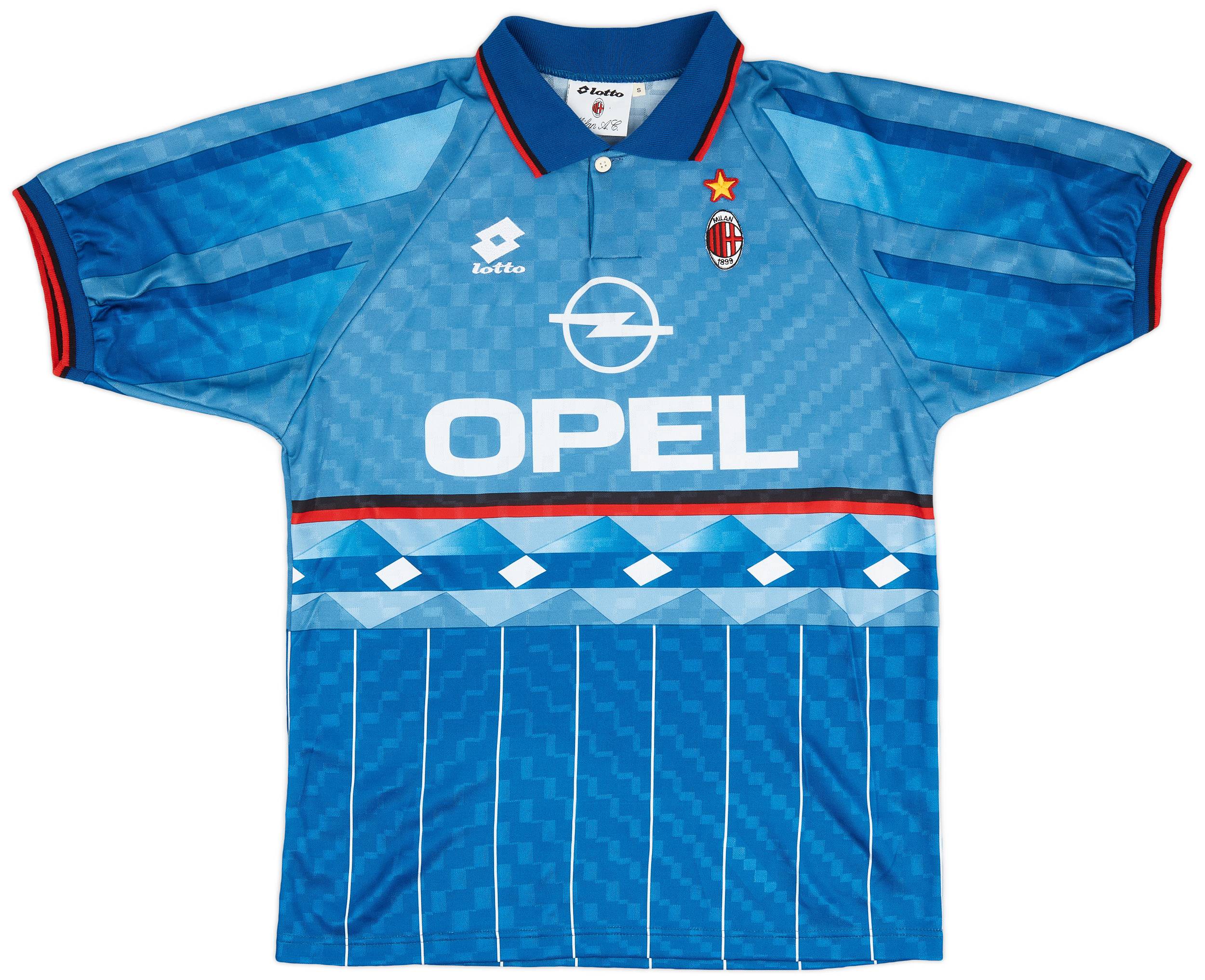 新作からSALEアイテム等お得な商品満載 1995-96 AC Milan Fourth Shirt - 9/10 - (S) ウェア