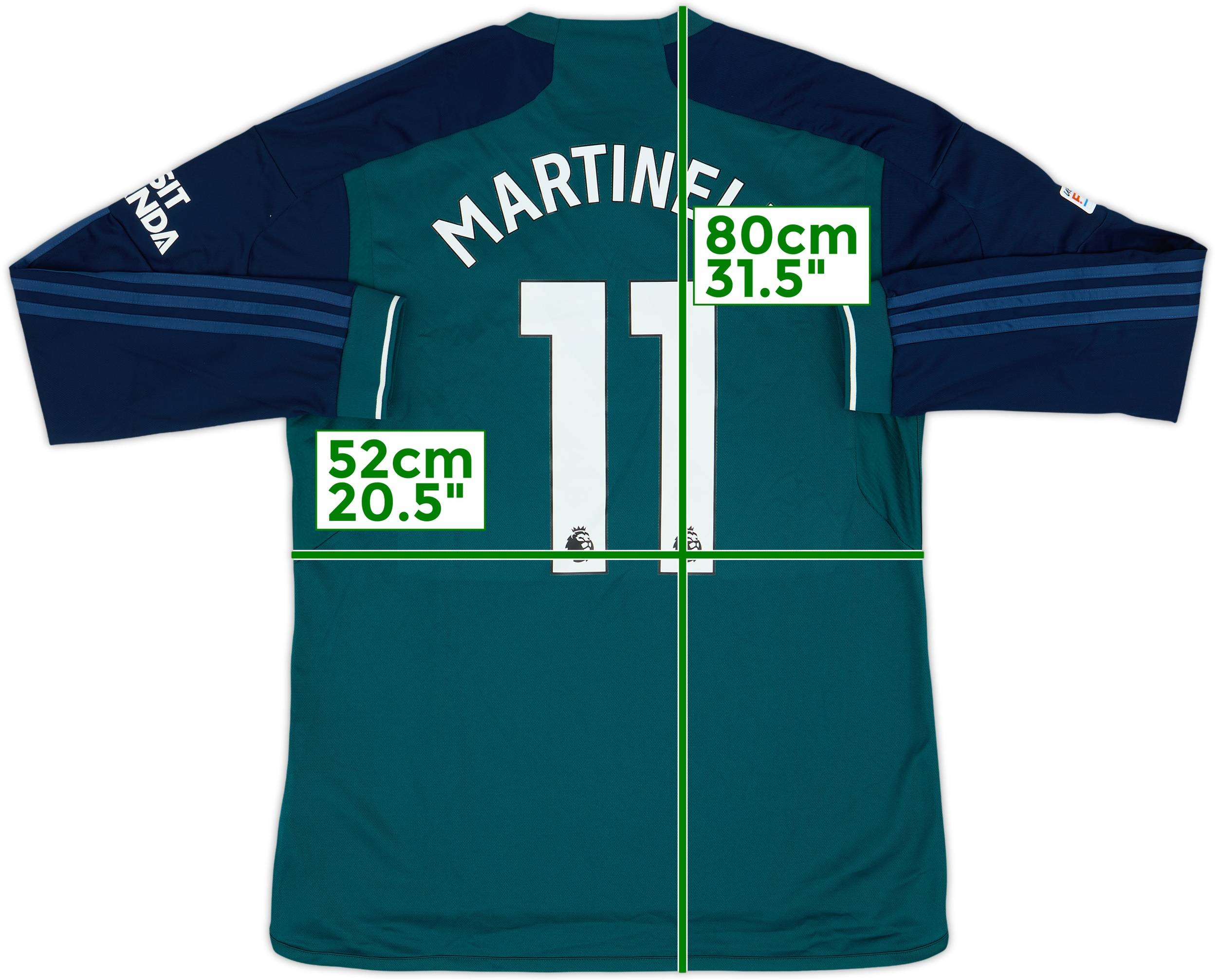 2023-24 Arsenal Third L/S Shirt Martinelli #11 (L)