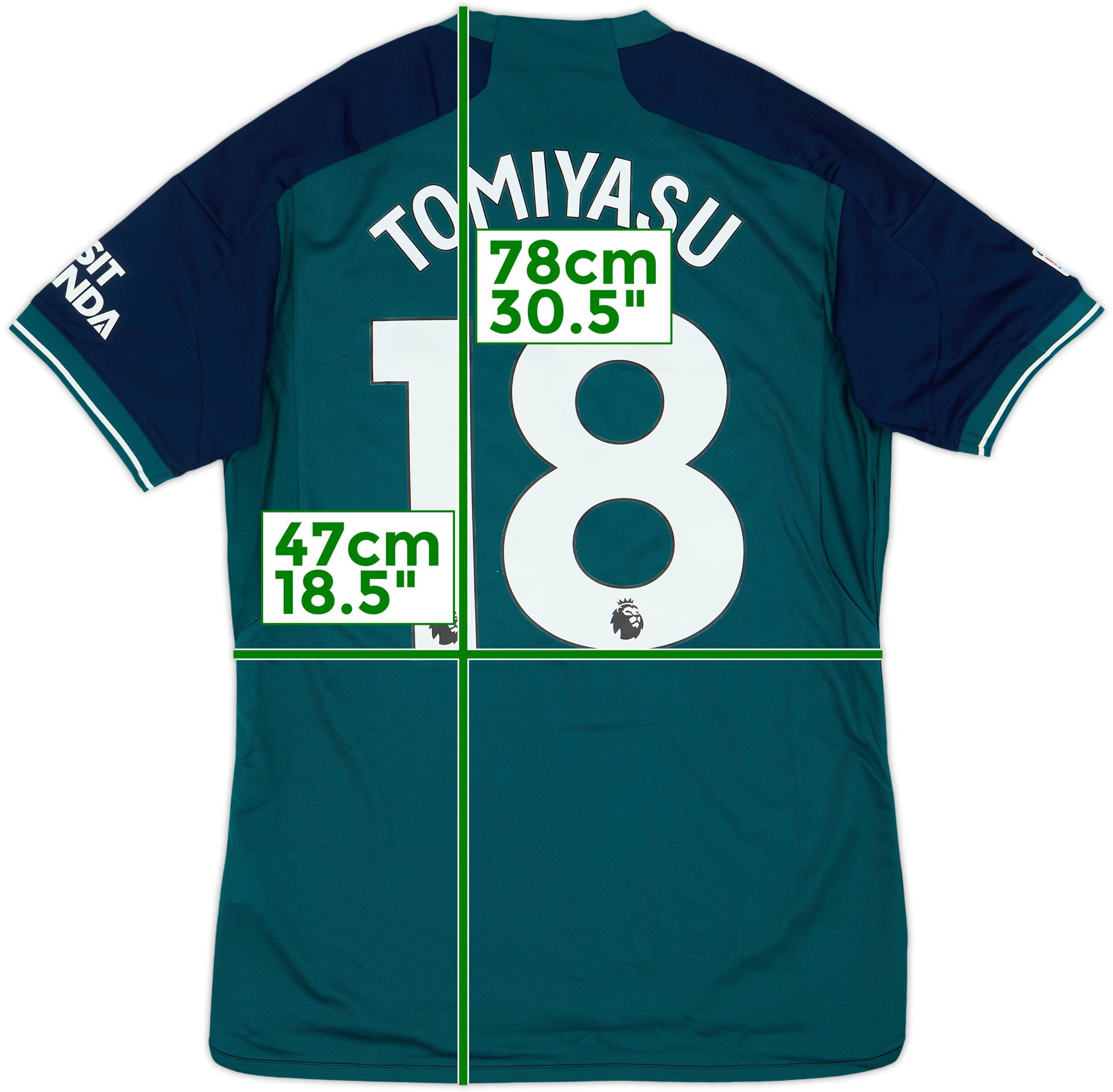 2023-24 Arsenal Third Shirt Tomiyasu #18 (M)