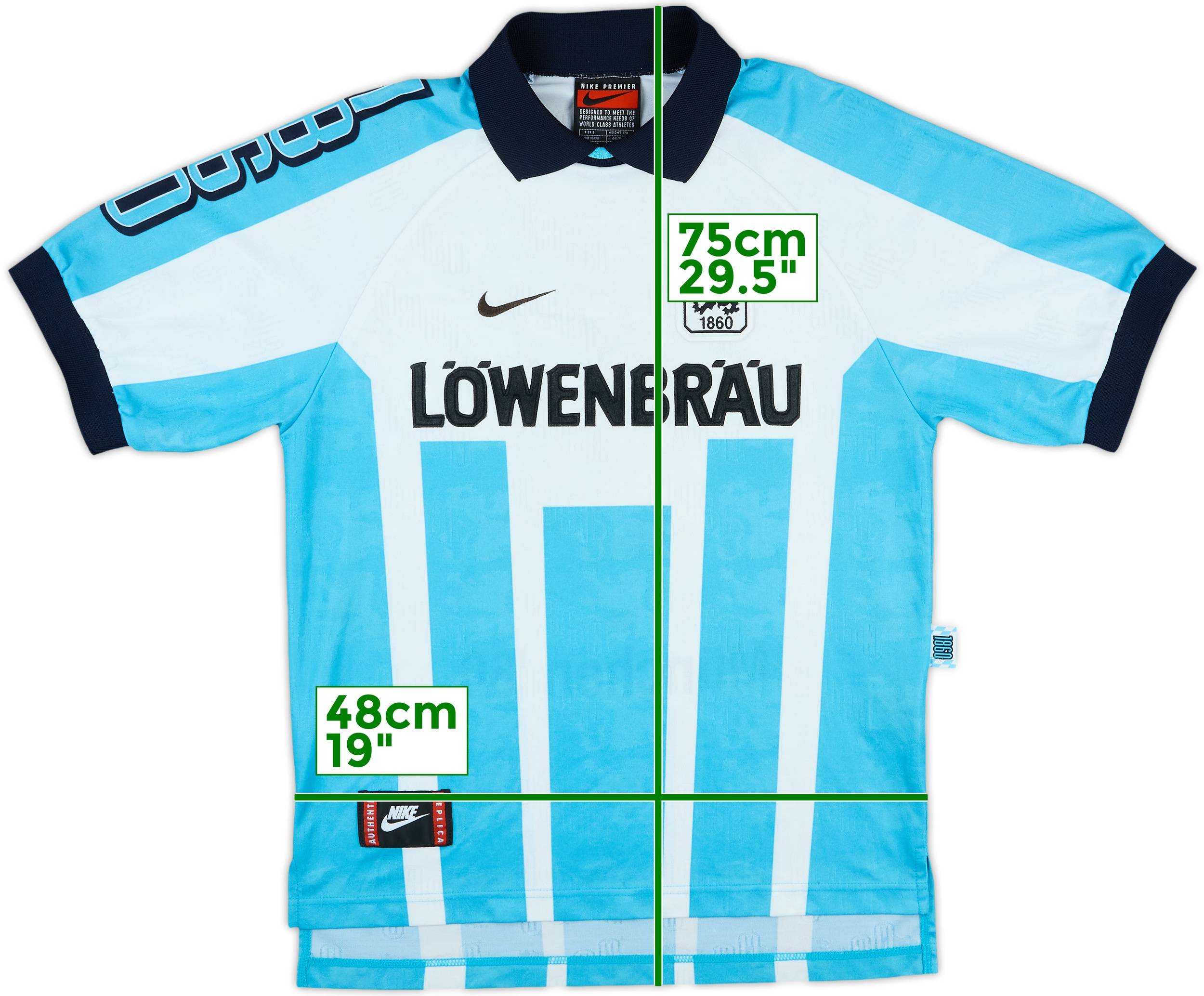 1996-97 1860 Munich Home Shirt - 9/10 - (S)