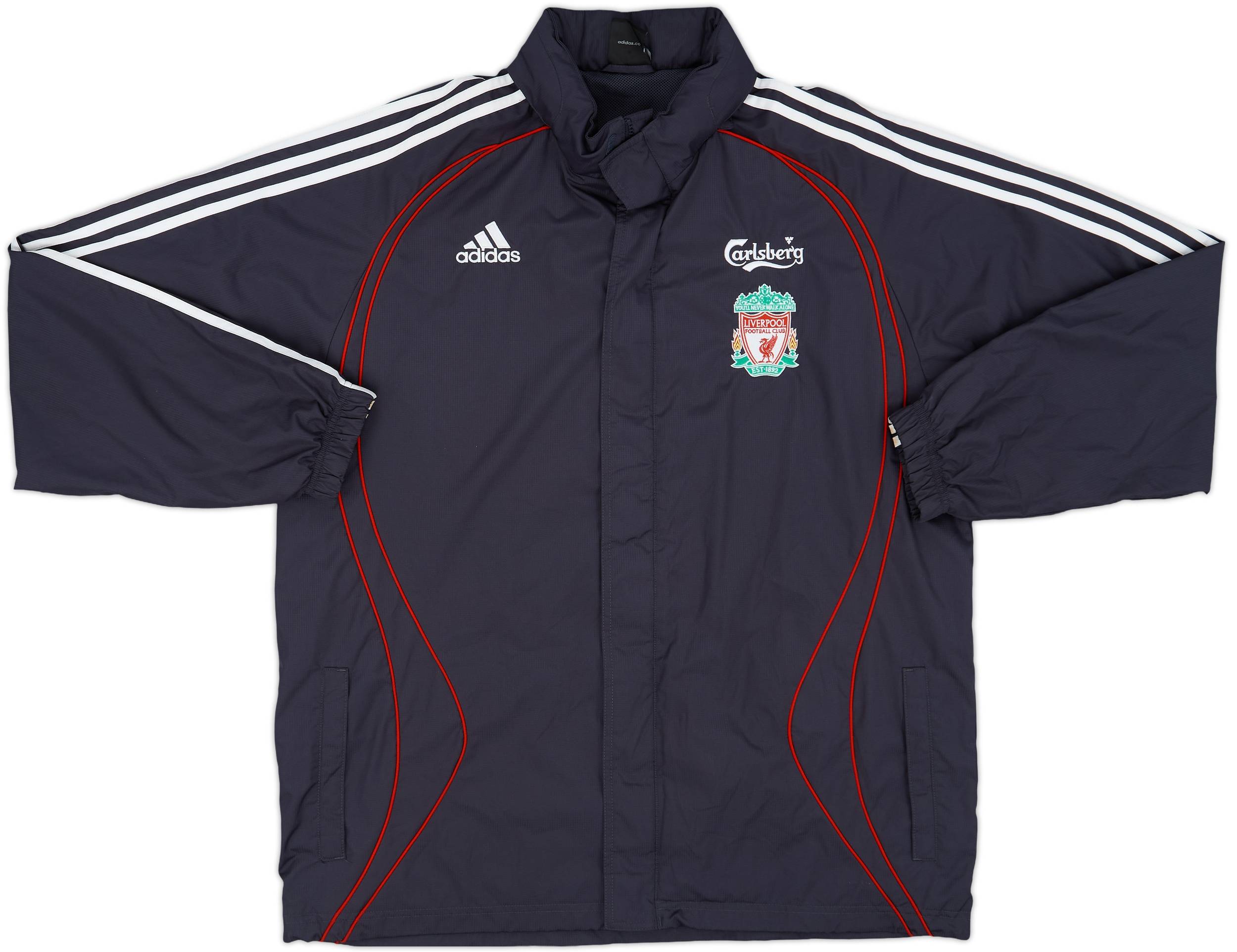 2006-07 Liverpool adidas Bench Coat - 7/10 - (L)