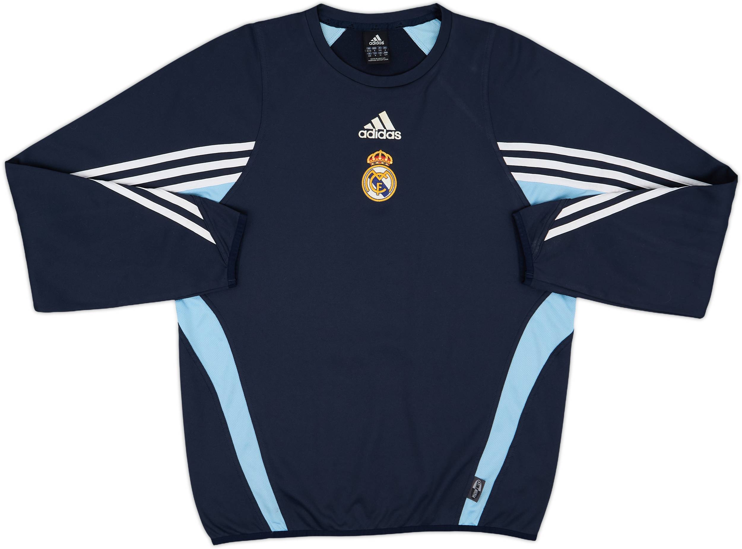 2003-04 Real Madrid adidas Sweat Top - 8/10 - (S)