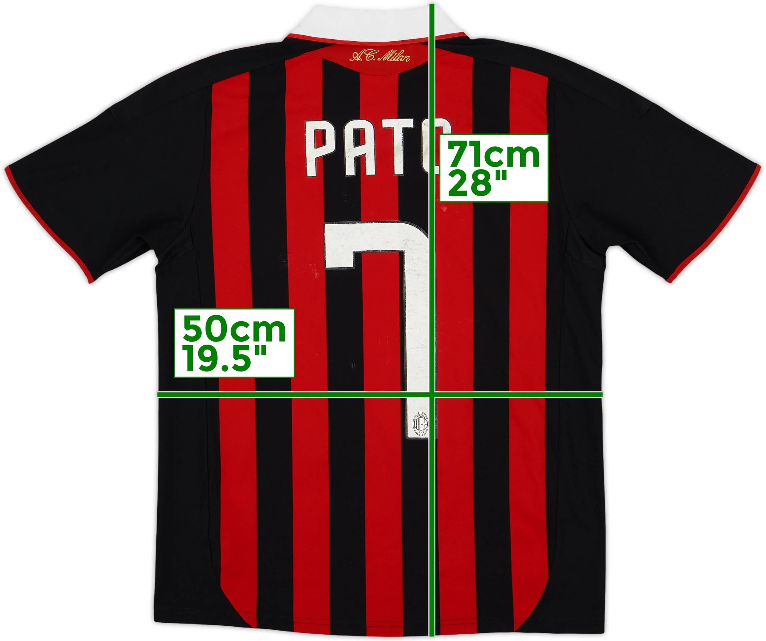 ACミラン PATO 7番 2009-10 AC Milan Player Issue Third Shirt Pato #7 (XL)