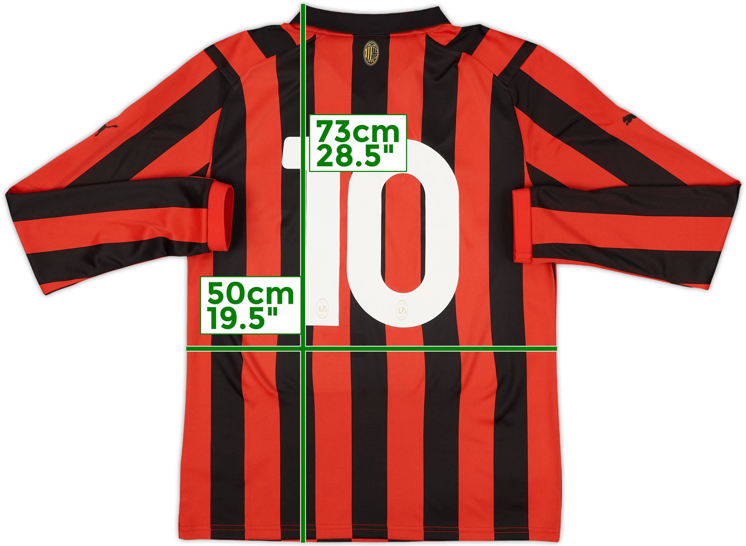2024-25 AC Milan 125th Anniversary Authentic L/S Shirt #10 (Rafa