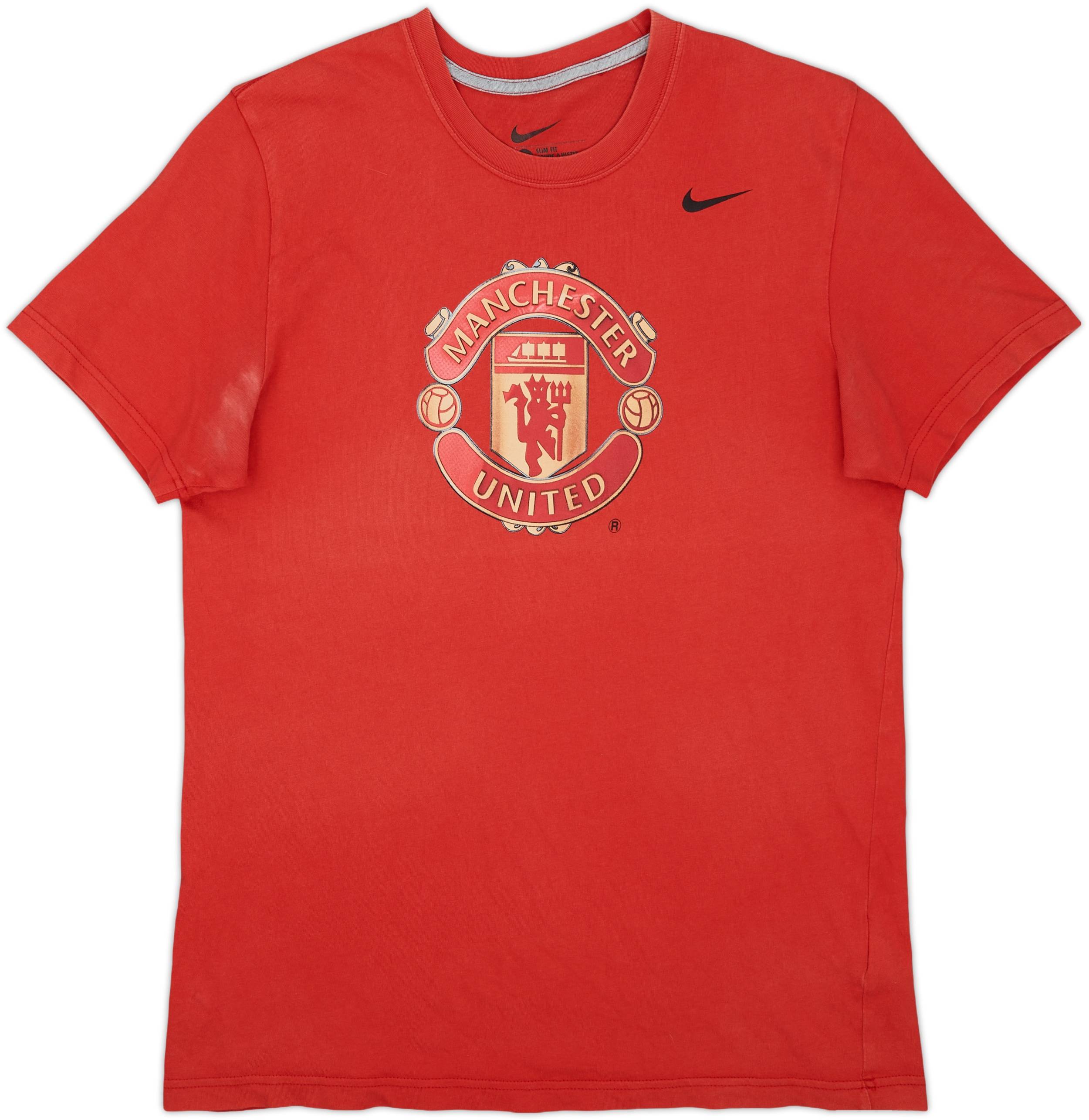 2013-14 Manchester United Nike Graphic Tee - 5/10 - (XL)