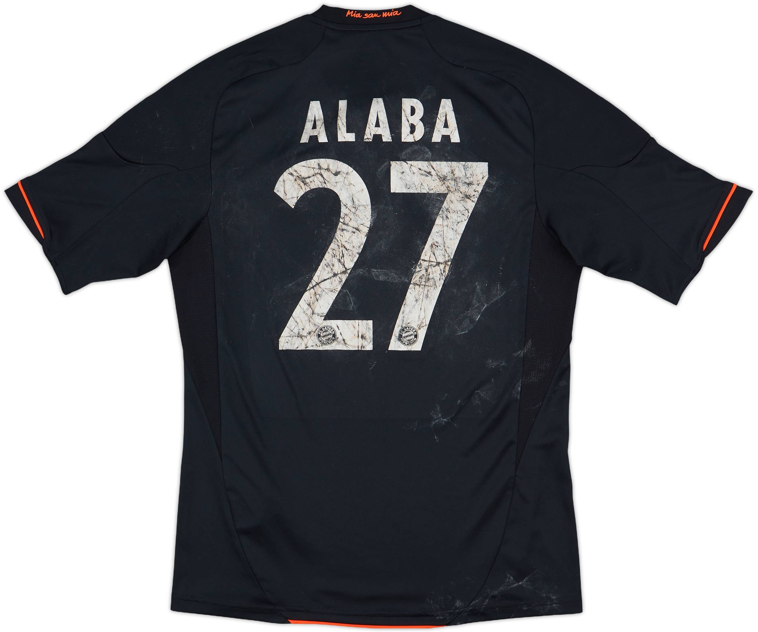 2012-13 Bayern Munich Third Shirt Alaba #27 - 4/10 - (M)