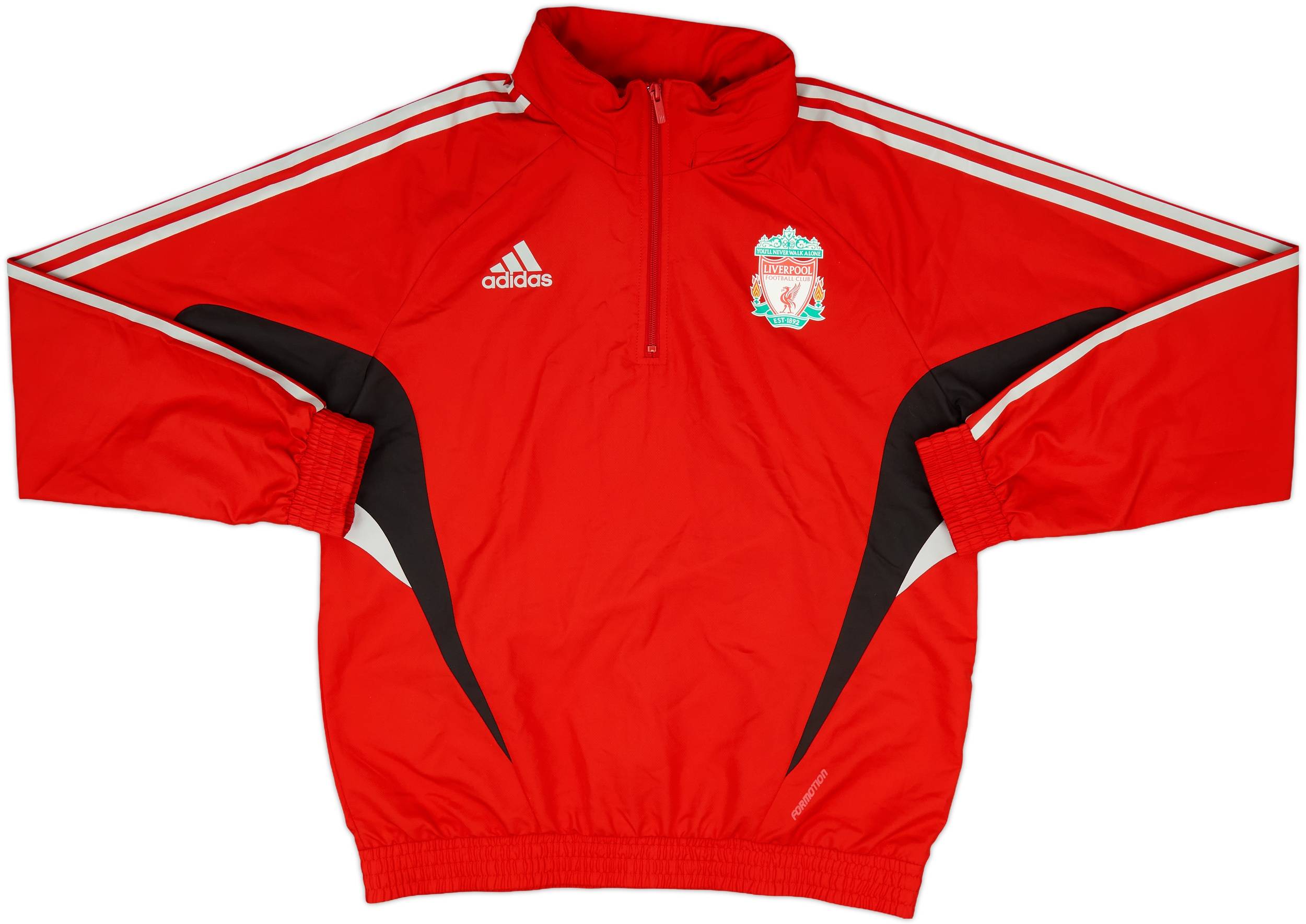 2008-09 Liverpool adidas Hooded Rain Jacket - 9/10 - (L)