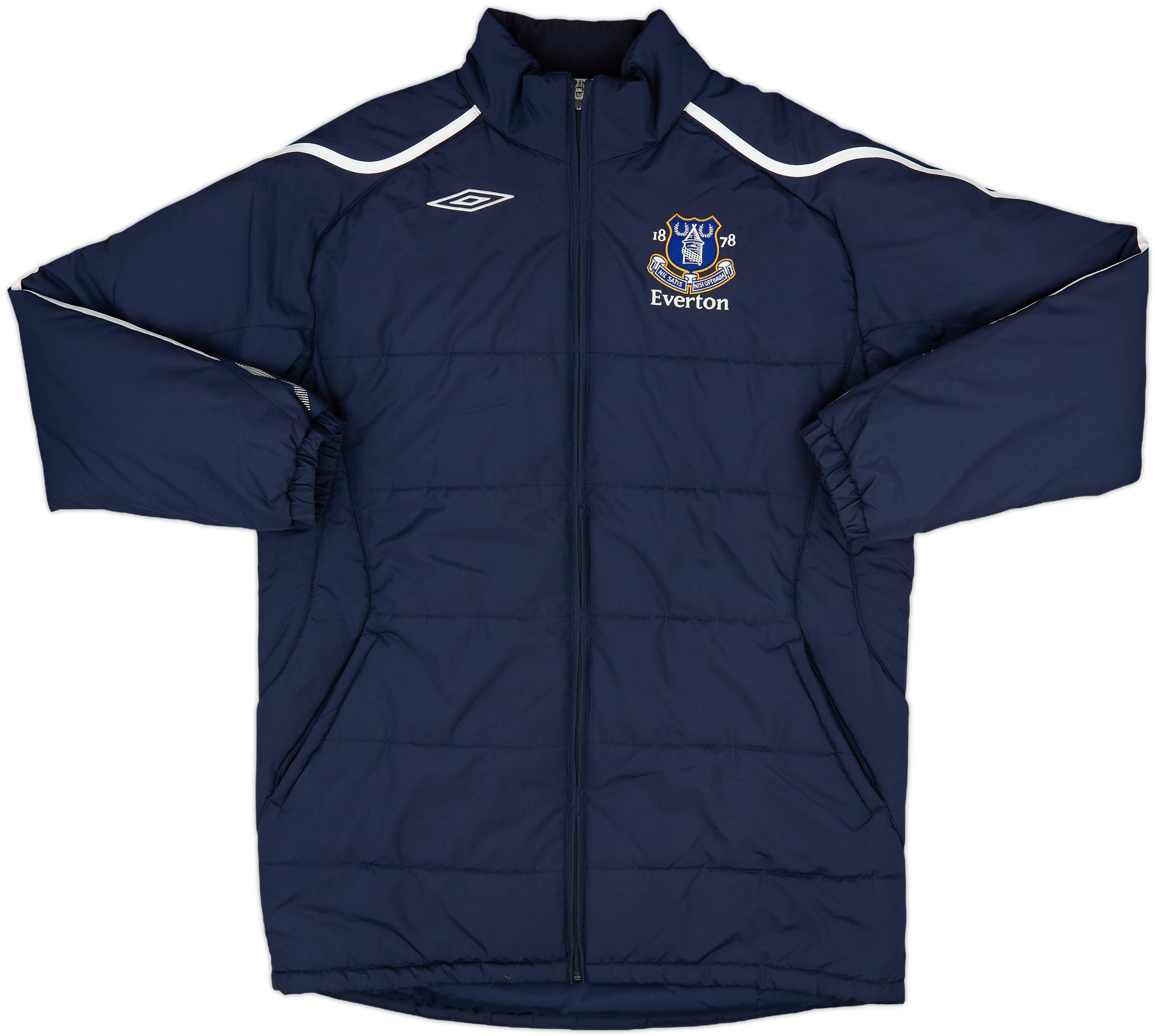 2008-09 Everton Umbro Padded Bench Coat - 6/10 - (L)