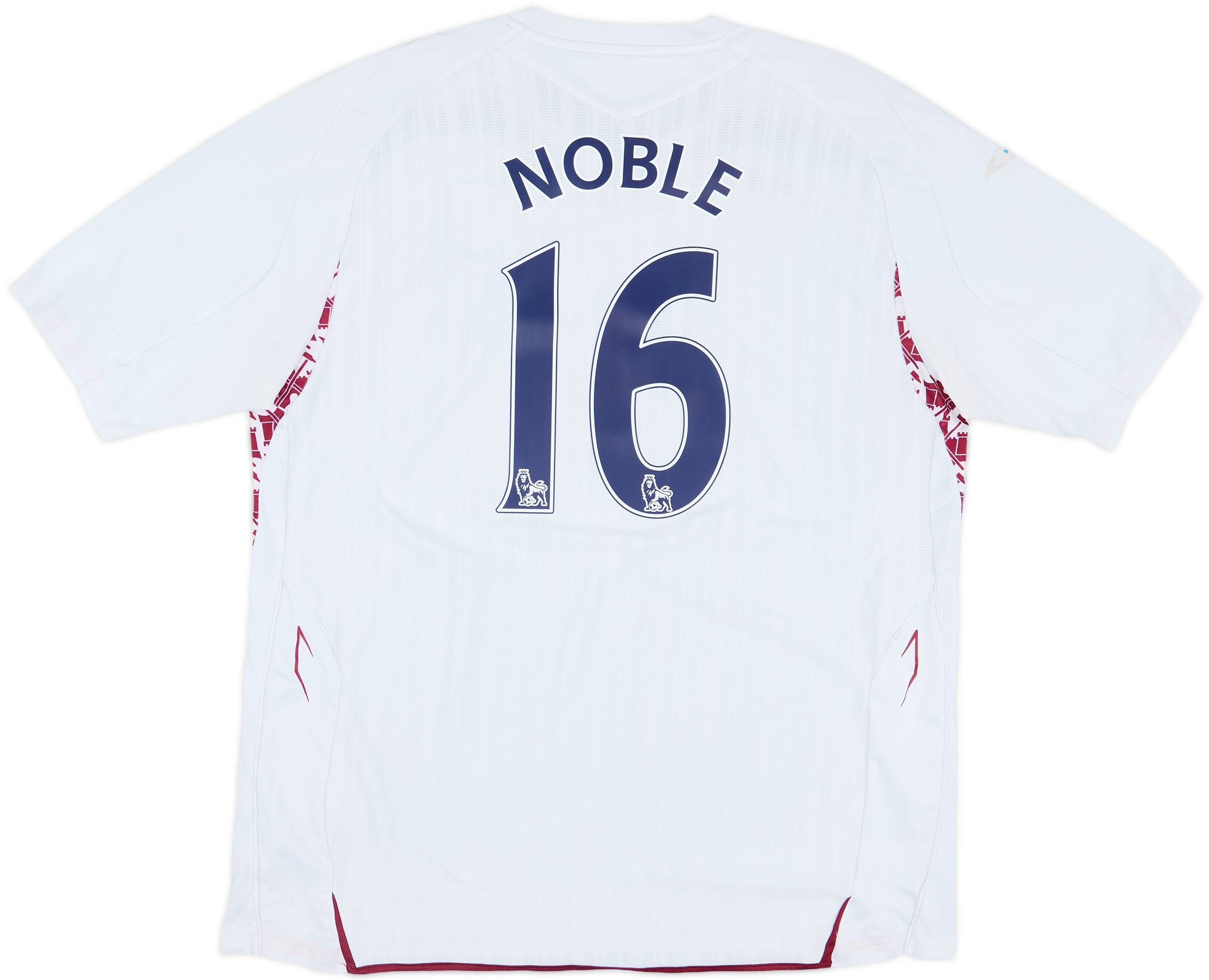 2007-08 West Ham Away Shirt Noble #16 - 5/10 - (XXL)
