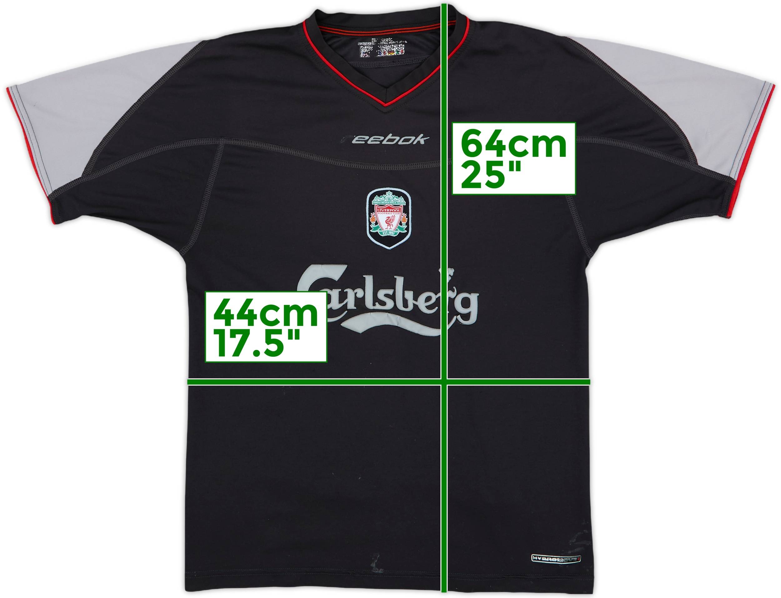 ウェア Rare LIVERPOOL 02-04 AWAY FOOTBALL SHIRT 2002-04 Liverpool Away Shirt Gerrard #17