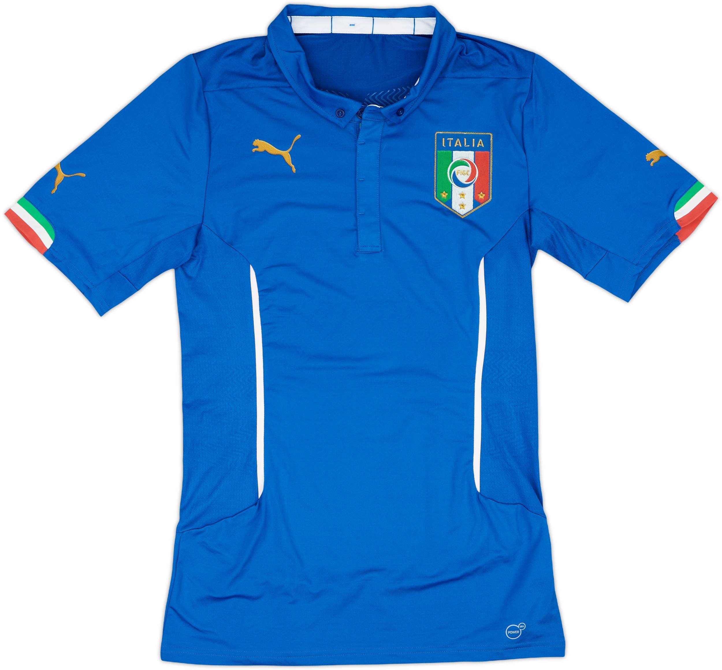 2014-15 Italy Player Issue Home Shirt - 4/10 - (L)