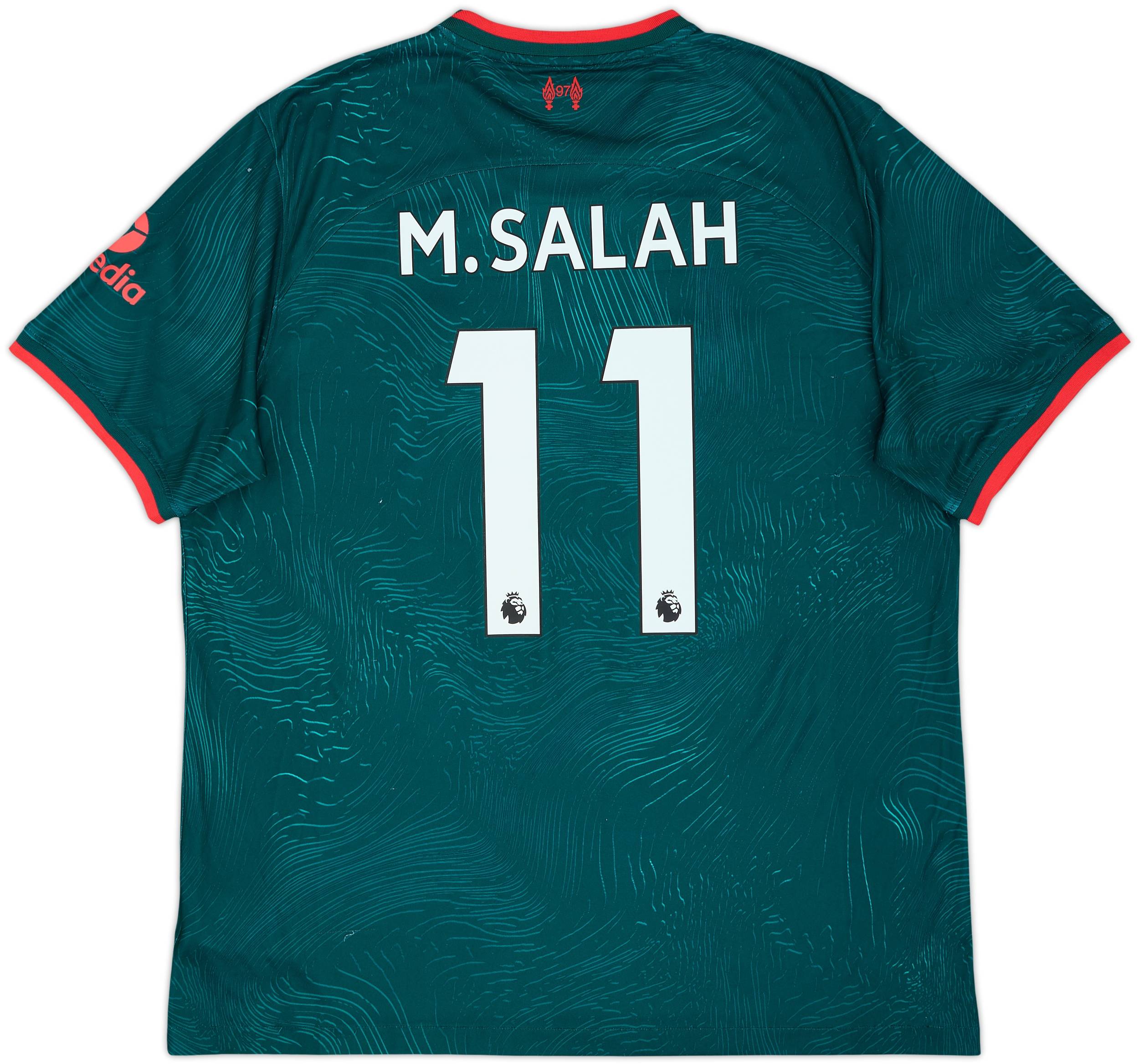 サラー　ユニフォーム　22/23 M.SALAH 11 2022-23 Liverpool Third Shirt M.Salah #11 - 9/10 - (XL)