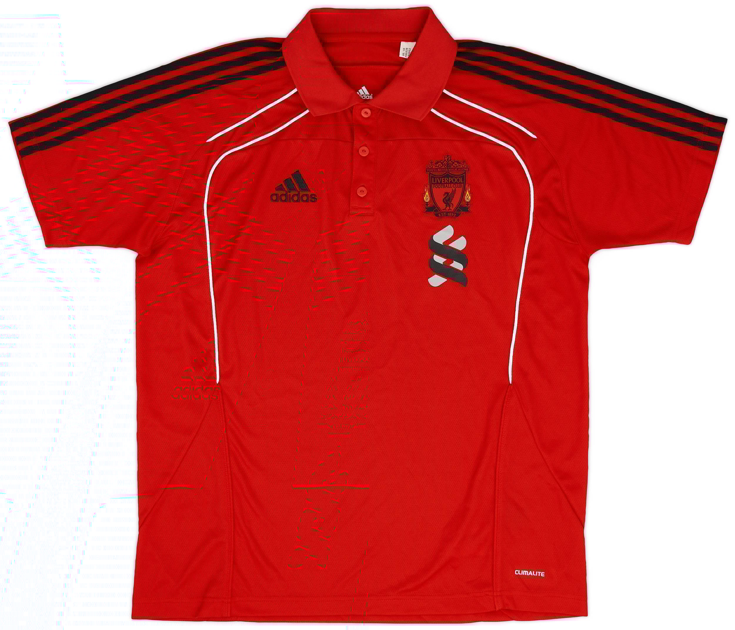 2010-11 Liverpool adidas Polo Shirt - 9/10 - (L/XL)