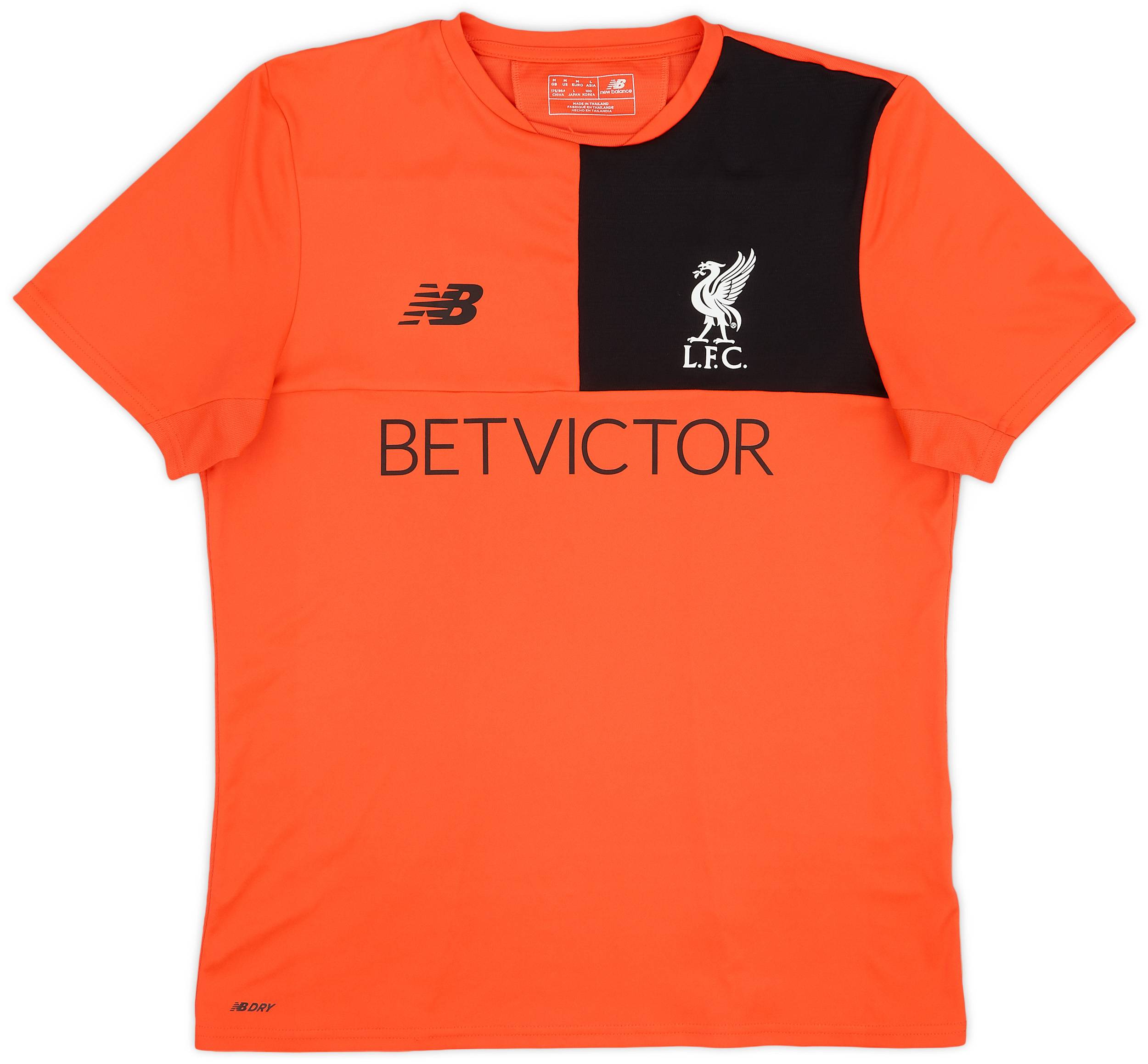 2016 17 Liverpool New Balance Training Shirt 9 10 M