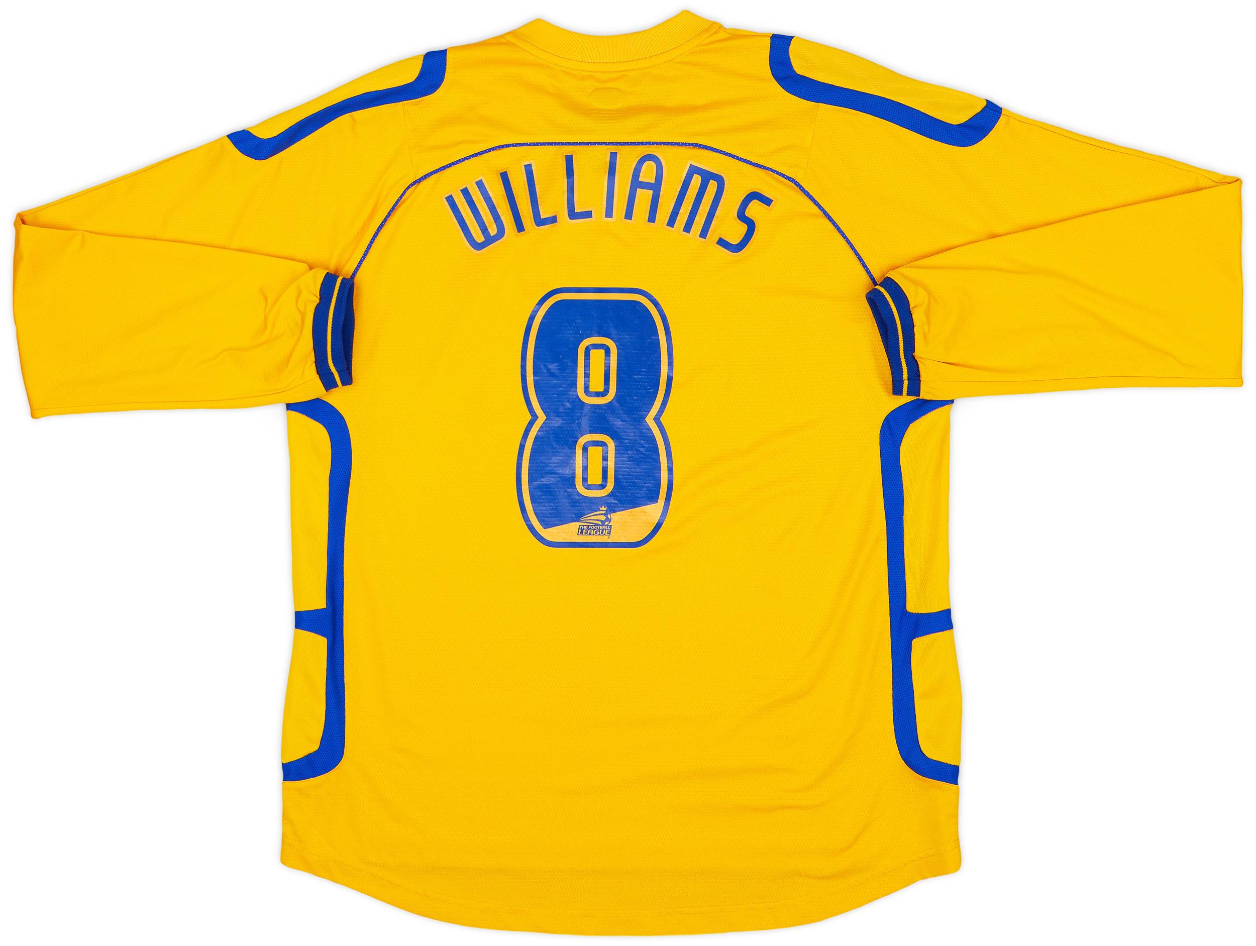 2005-06 Leicester Third L/S Shirt Williams #8 - 8/10 - (M)