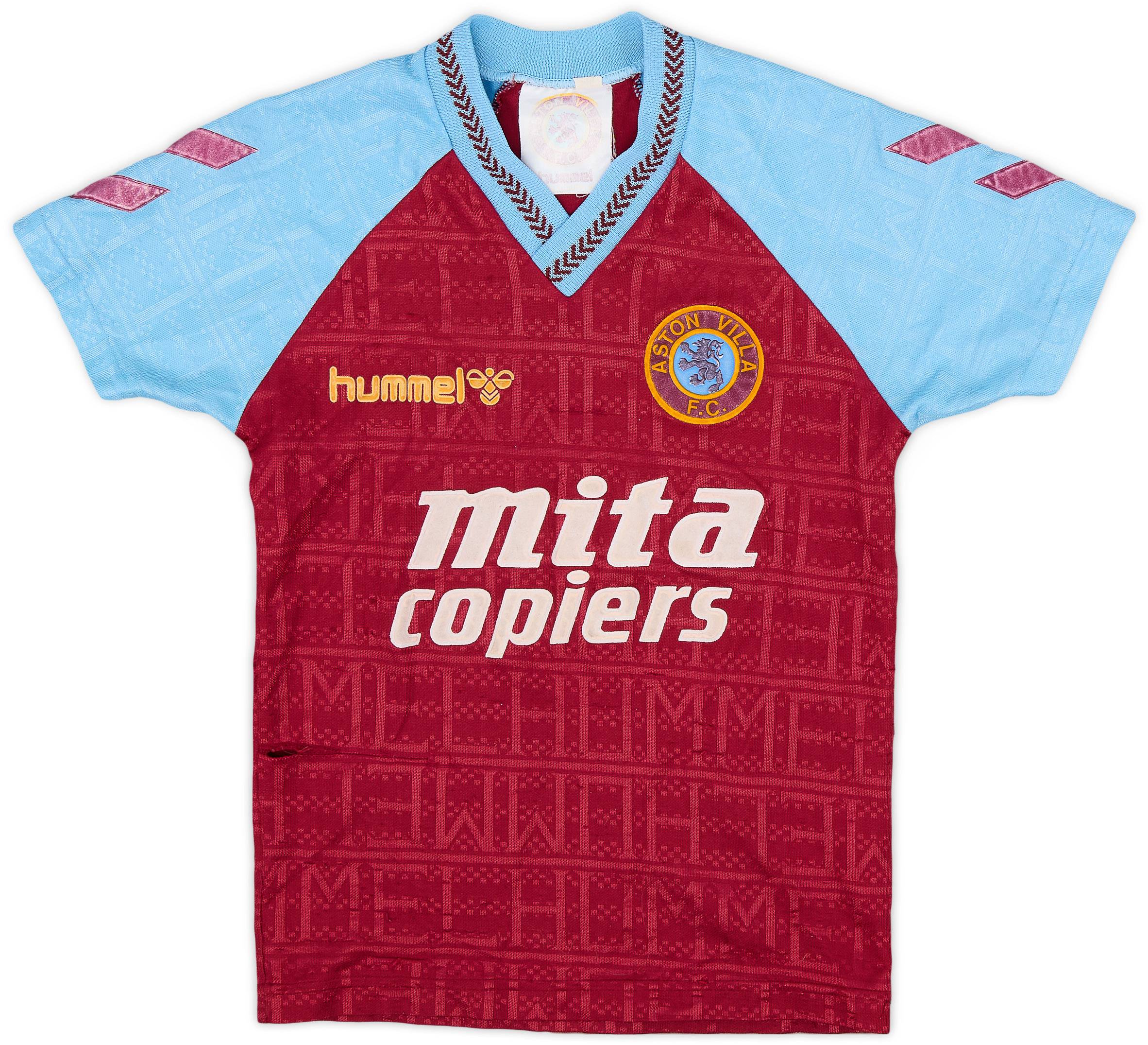 1989-90 Aston Villa Home Shirt - 3/10 - (M.Boys)