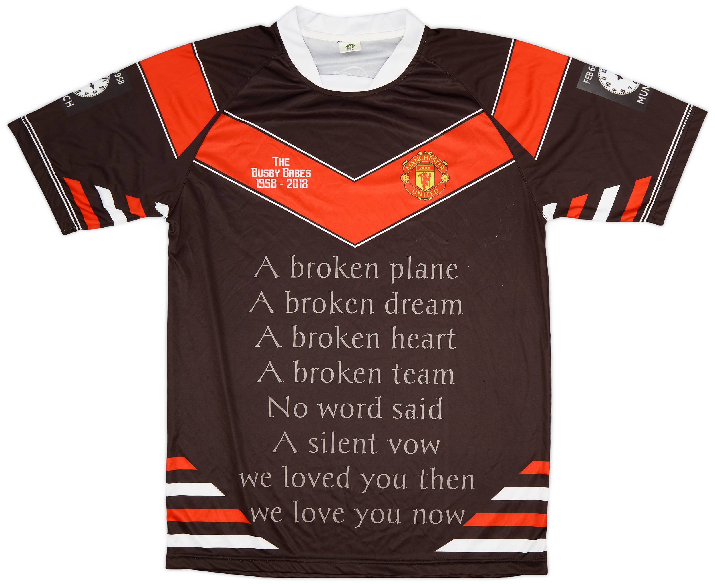 2018-19 Manchester United 'Busby Babes' Fan Shirt - 9/10 - (XXL)