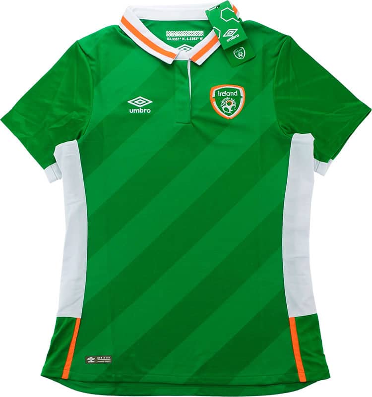 2016-17 Ireland Women's Player Issue Home Shirt