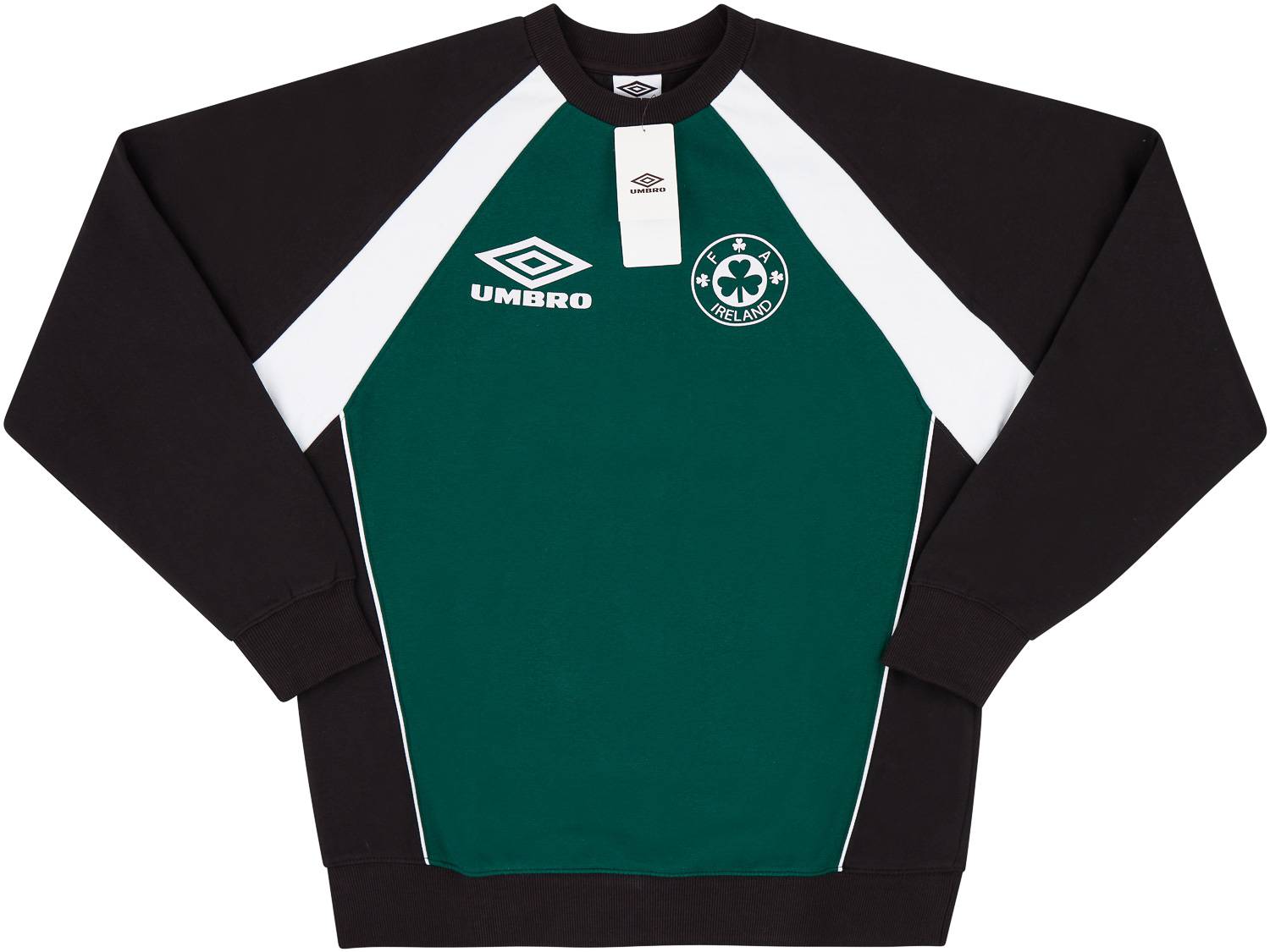 2020-21 Ireland Umbro Retro Sweat Top - NEW
