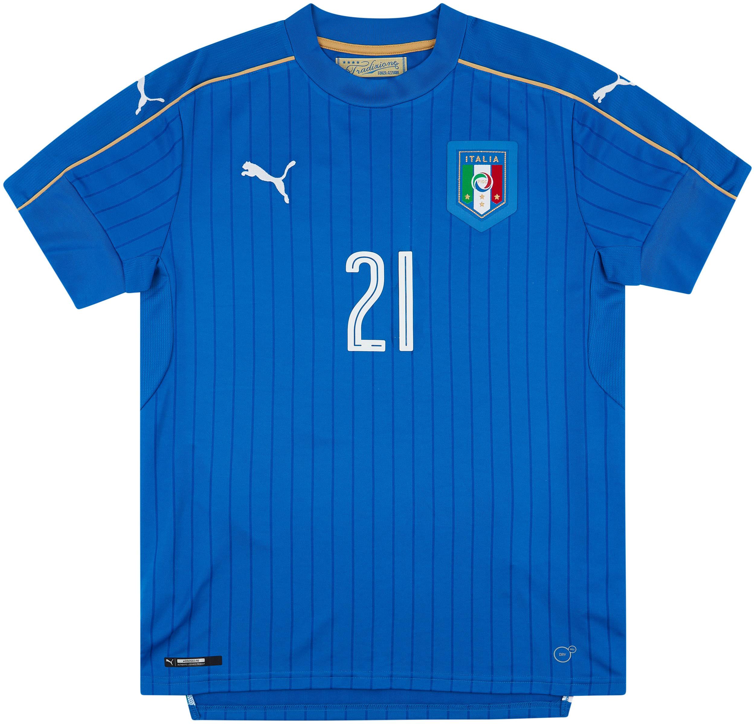 2016-17 Italy Home Shirt Pirlo #21