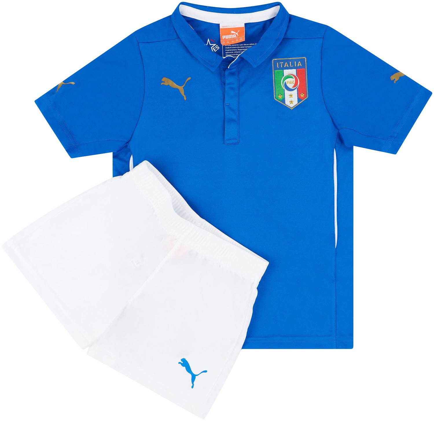 2014-15 Italy Home Shirt & Shorts Kit - NEW - (Little Kids)