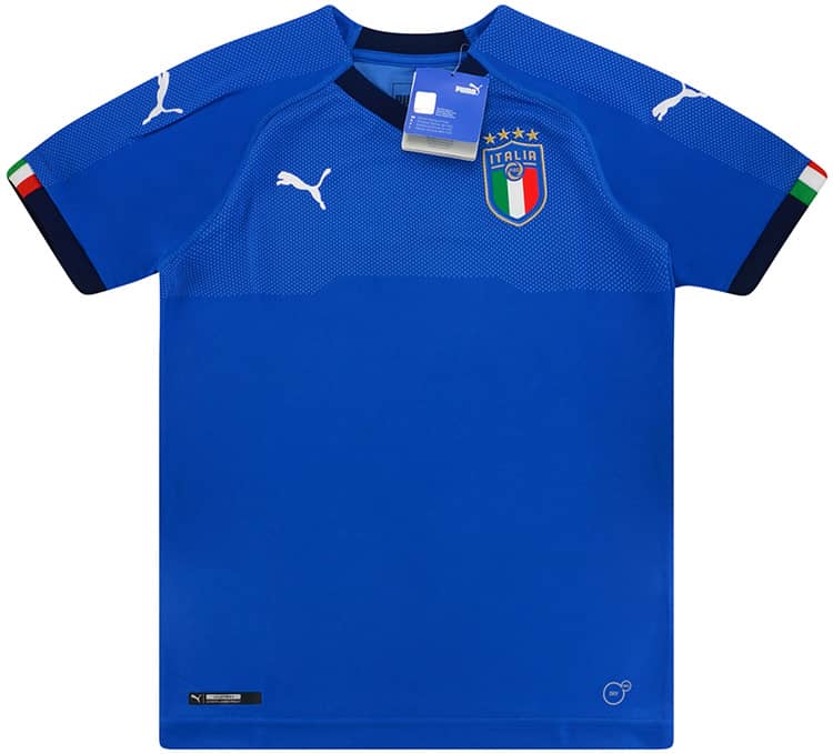 2018-19 Italy Home Shirt - NEW - (KIDS)