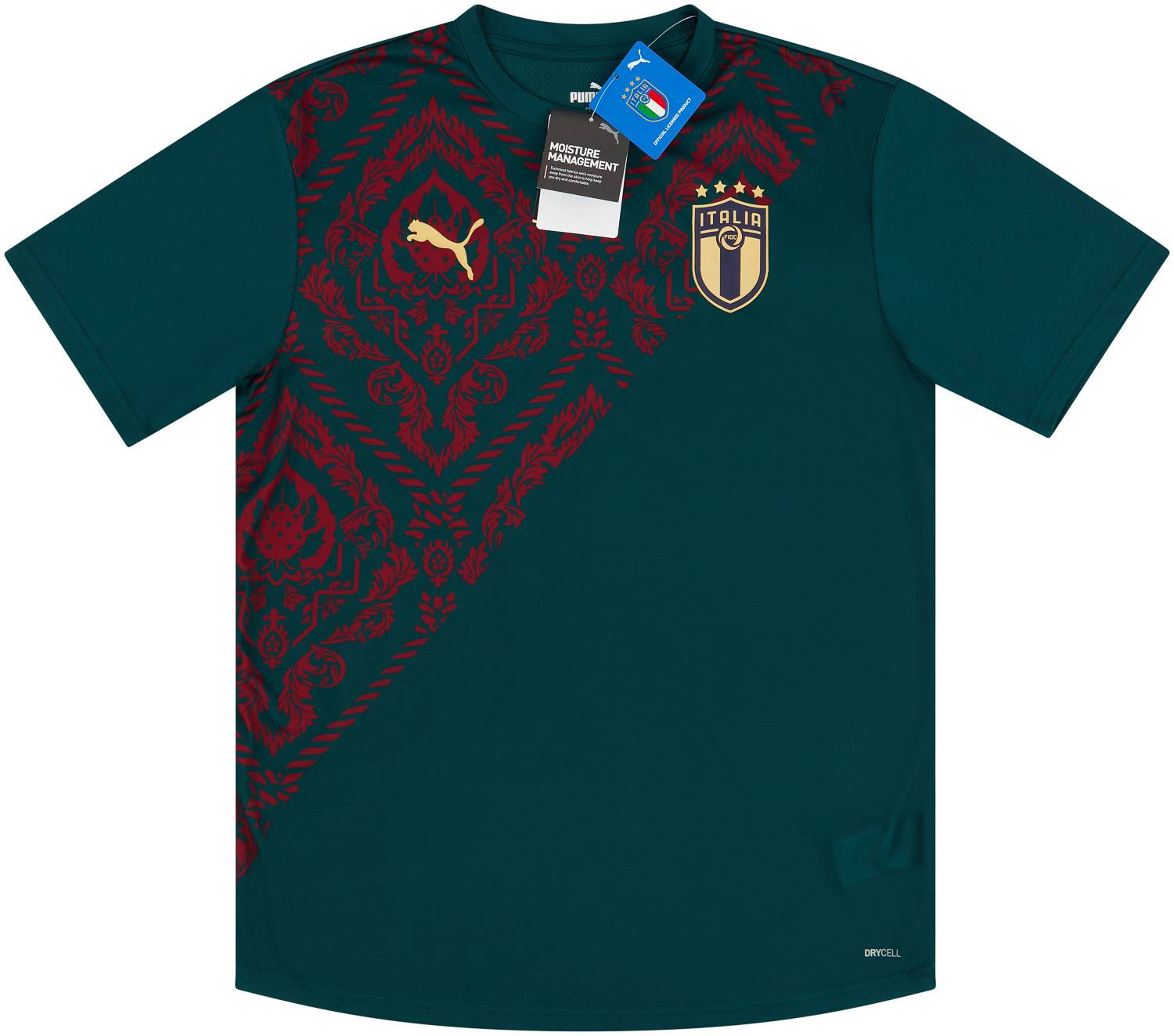2020-21 Italy Puma Pre-Match Training Shirt