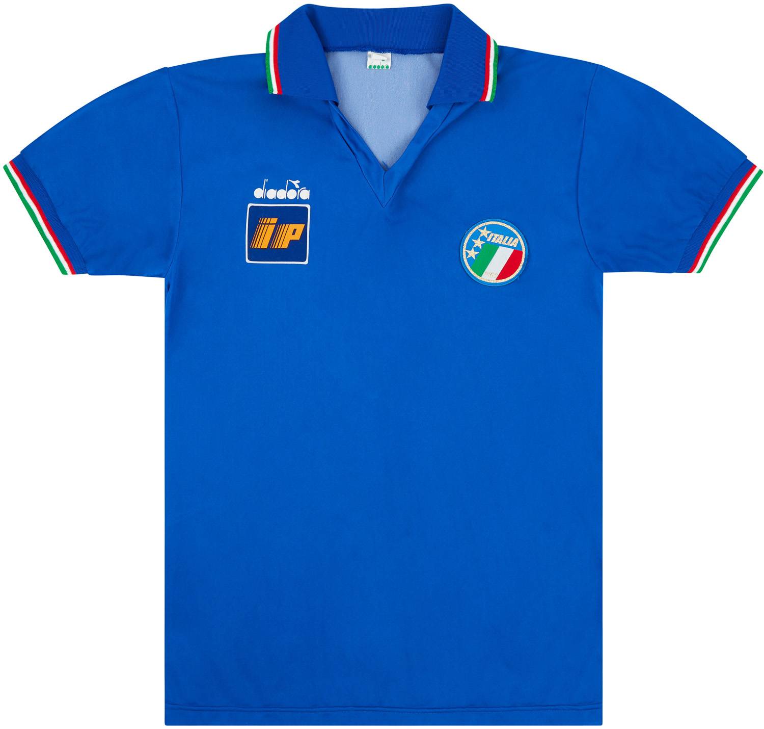1986-90 Italy Diadora Training/Home Shirt - 10/10 - L