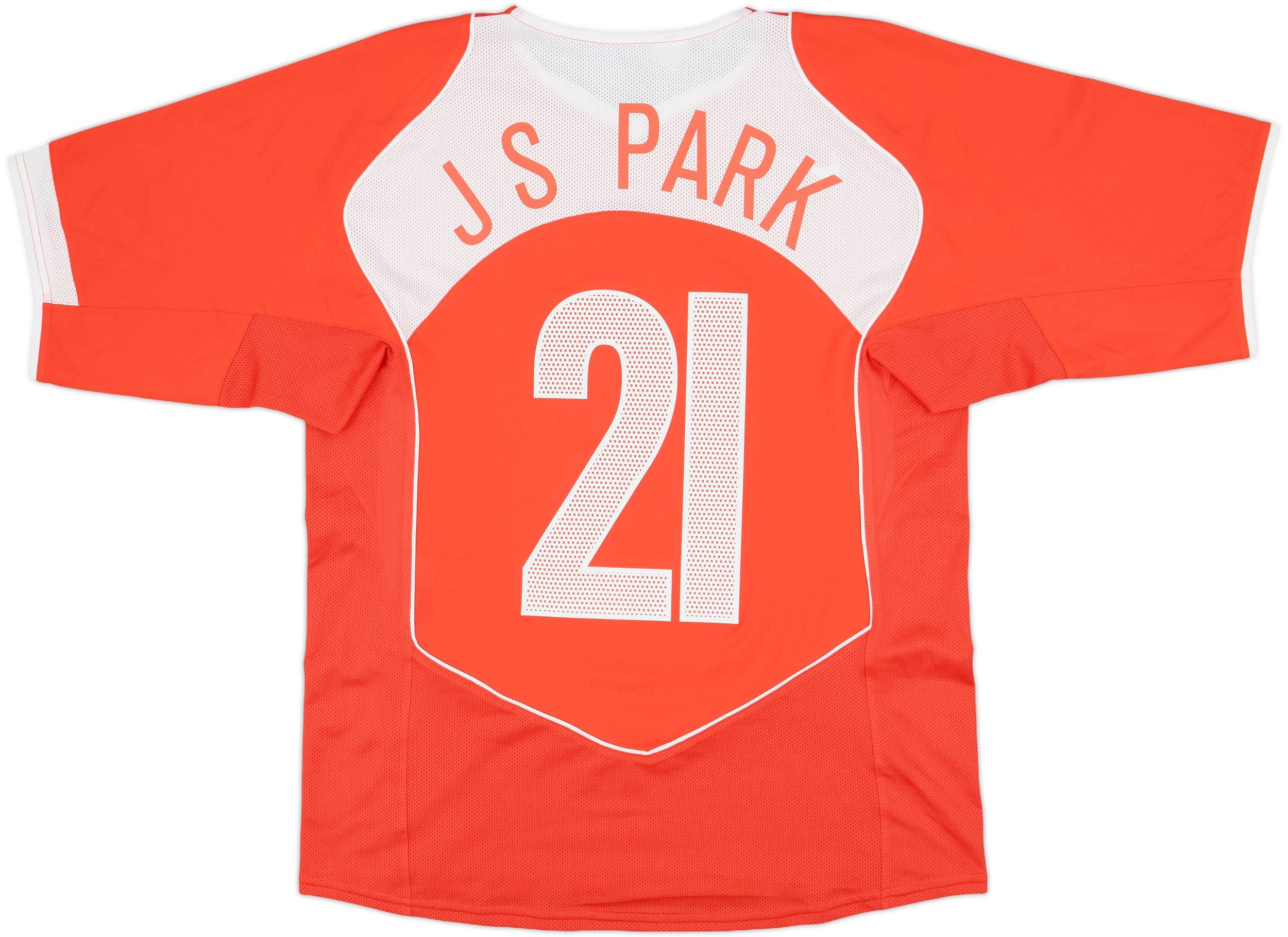 2004-06 South Korea Home Shirt J S Park #21 - 9/10 - (M)