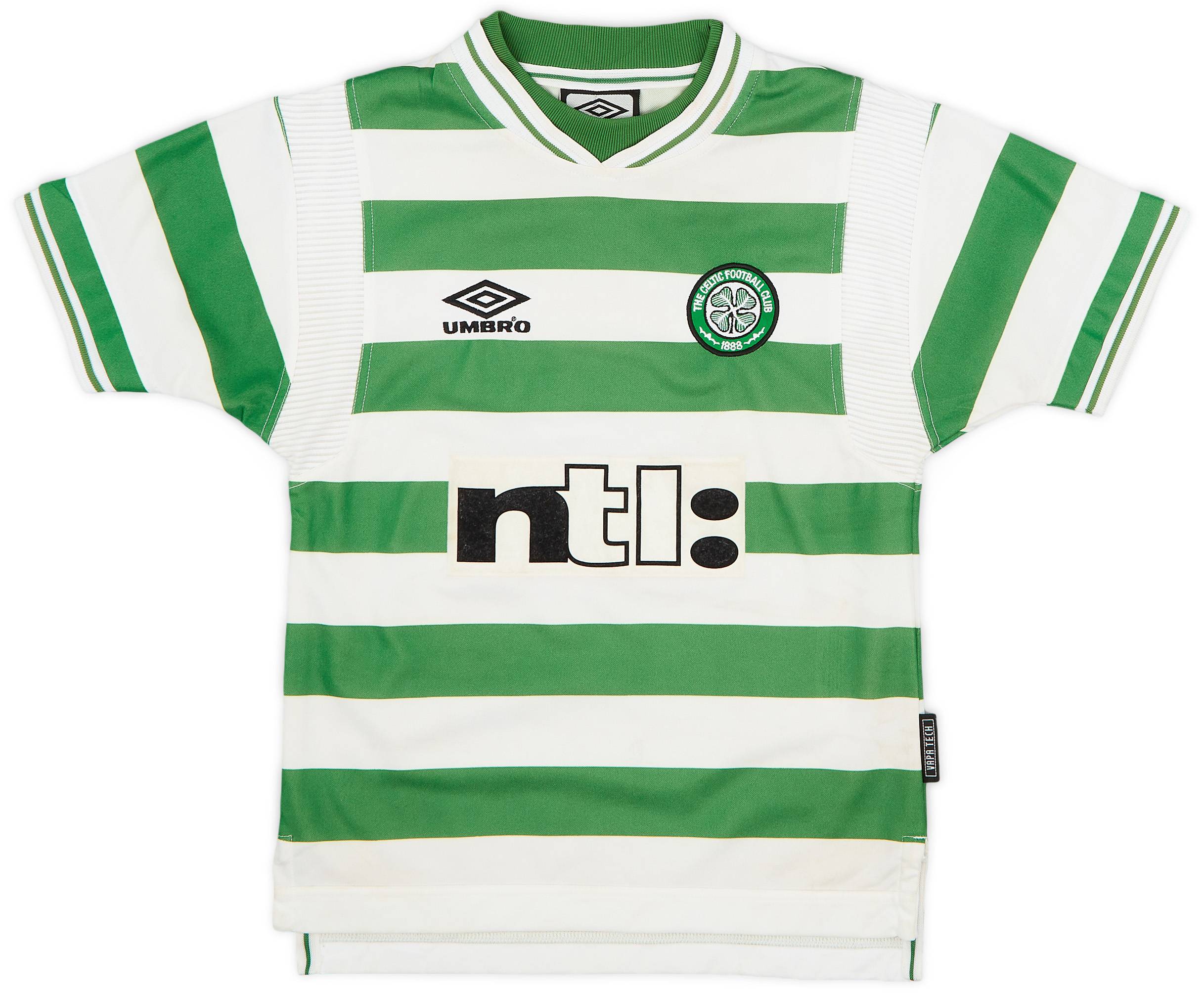 1999-01 Celtic Home Shirt - 7/10 - (S.Boys)