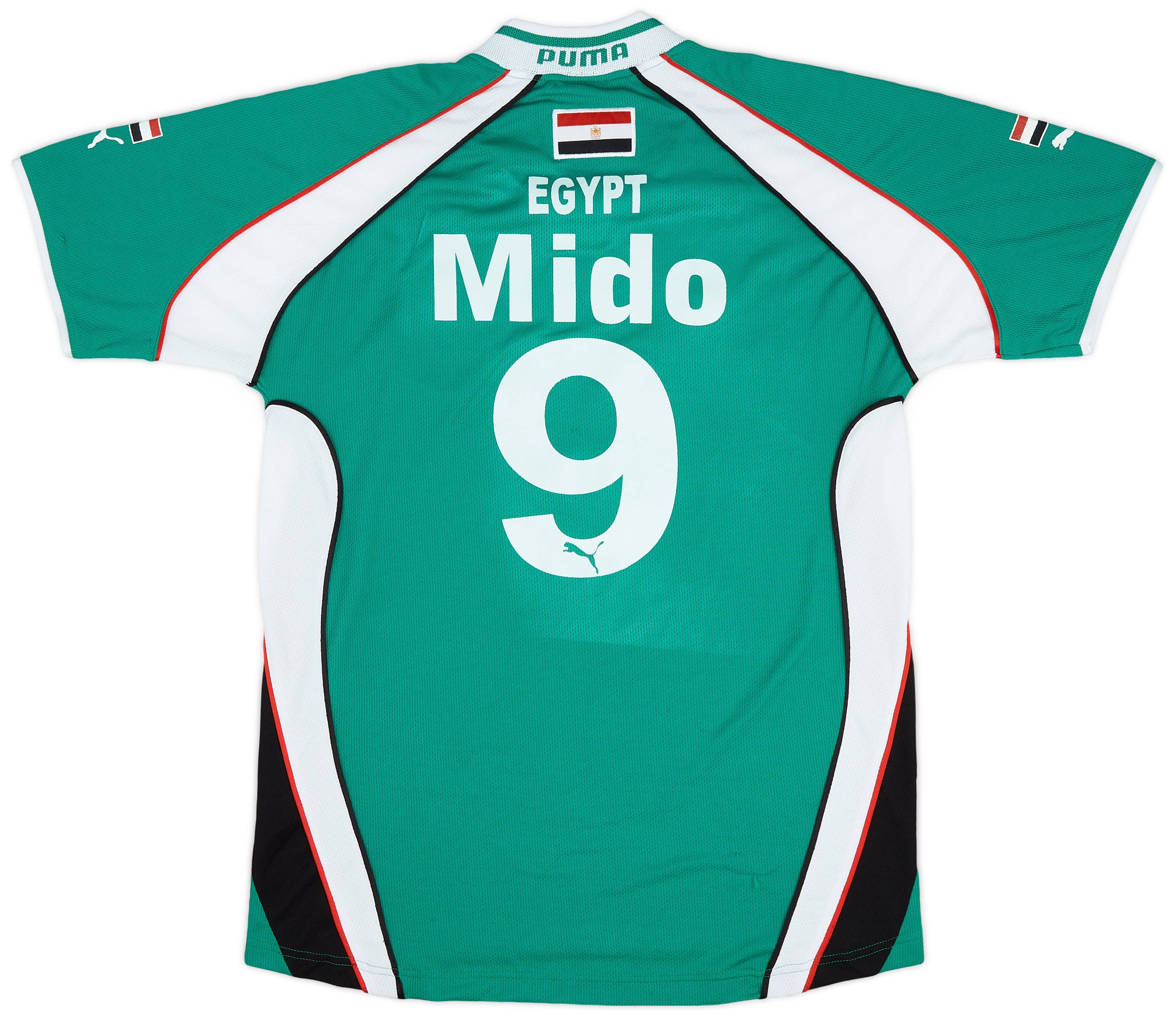 2002 03 Egypt Away Shirt Mido 9 9 10 L