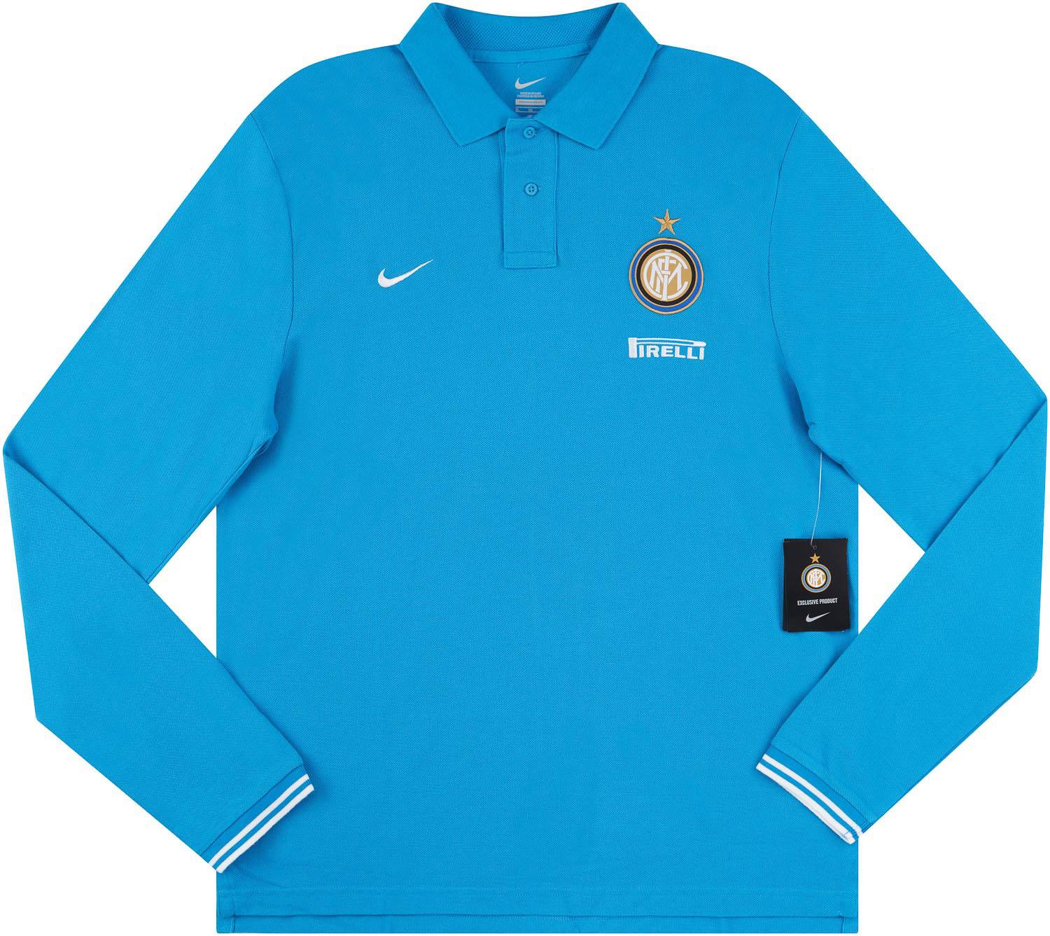 2011-12 Inter Milan Nike Training L/S Polo T-Shirt (XL)