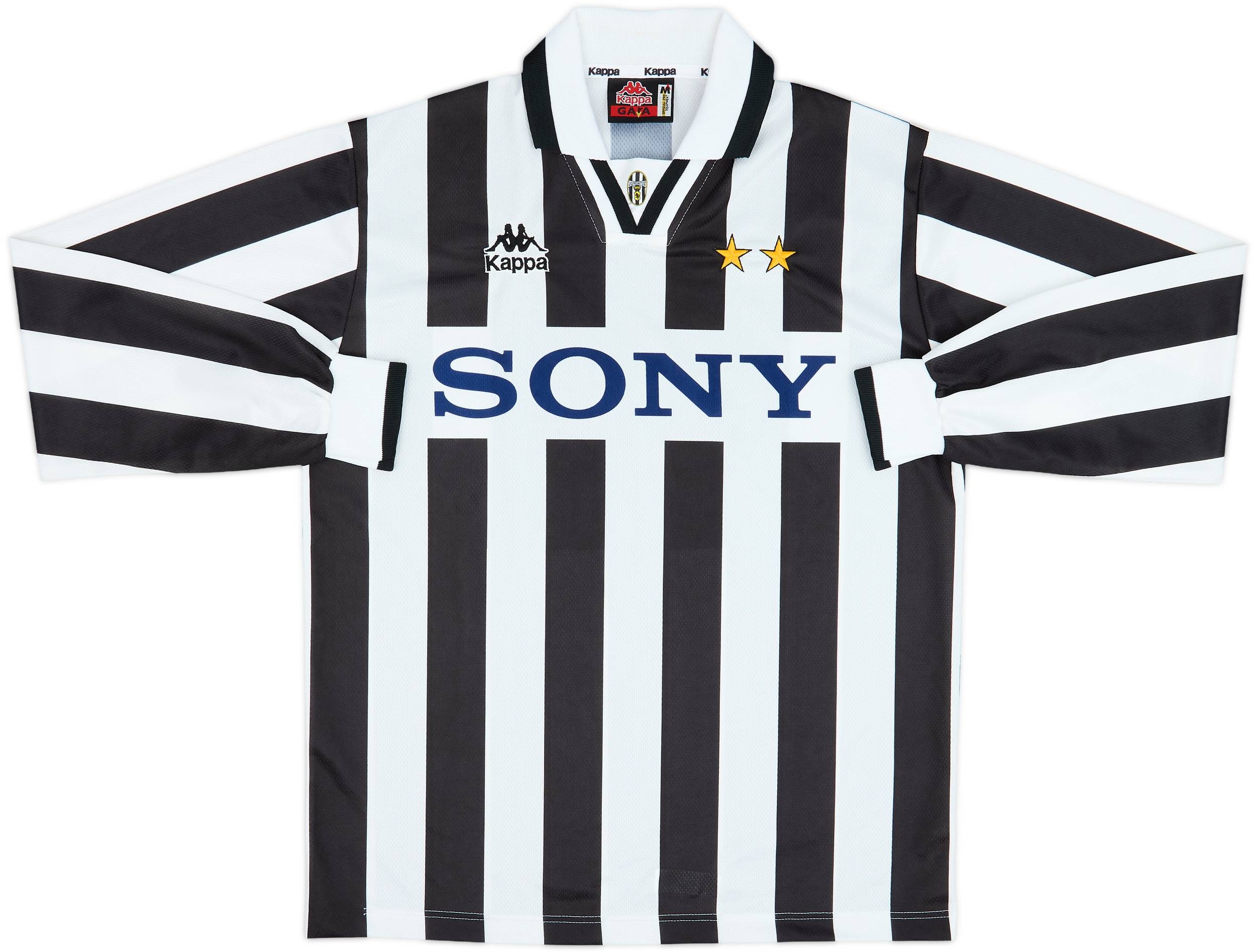 1995-97 Juventus Home L/S Shirt - 8/10 - (M)