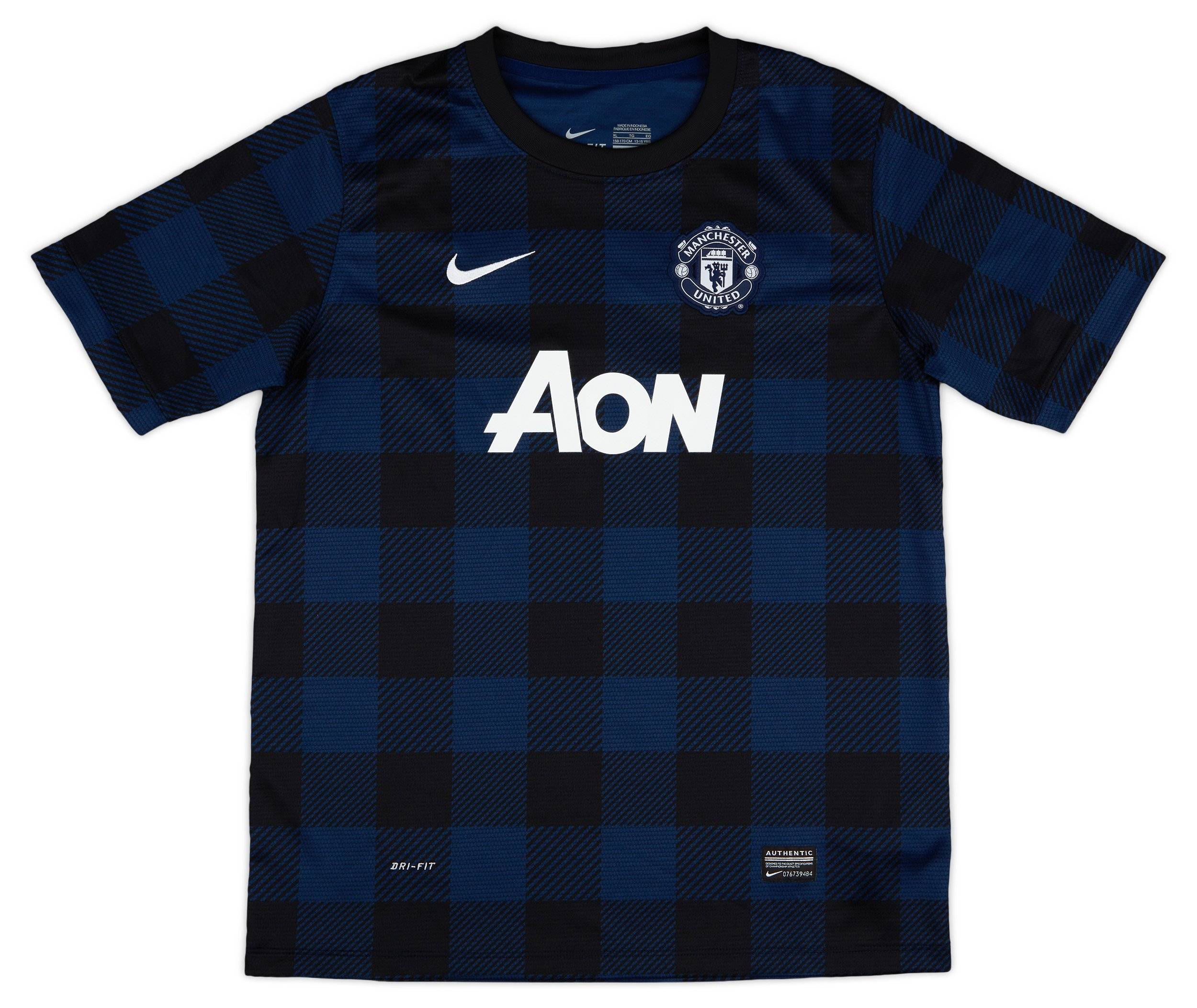 2013-14 Manchester United Away Shirt - 9/10 - (XL.Boys)