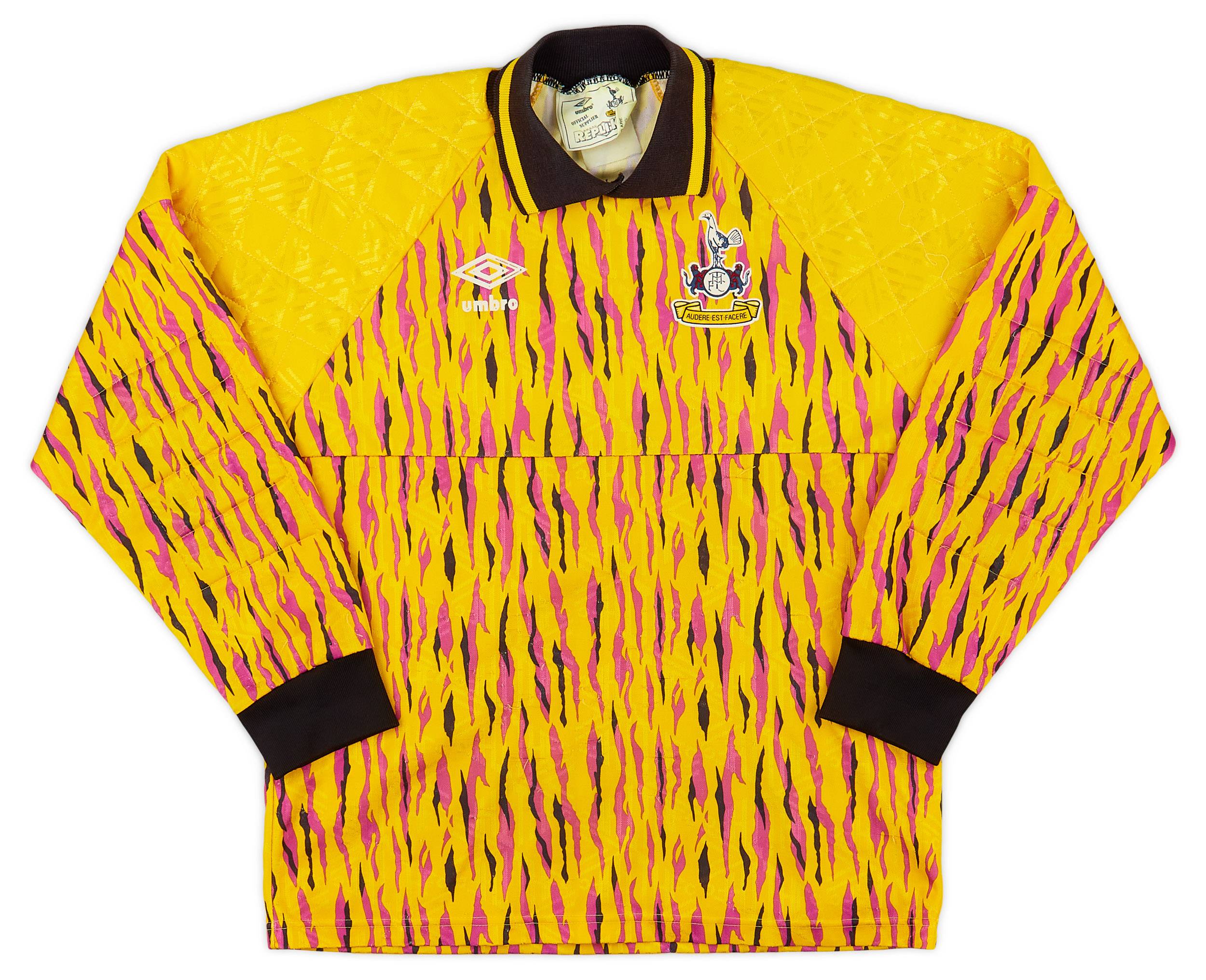 1991-93 Tottenham GK Shirt #1 - 8/10 - (XL.Boys)