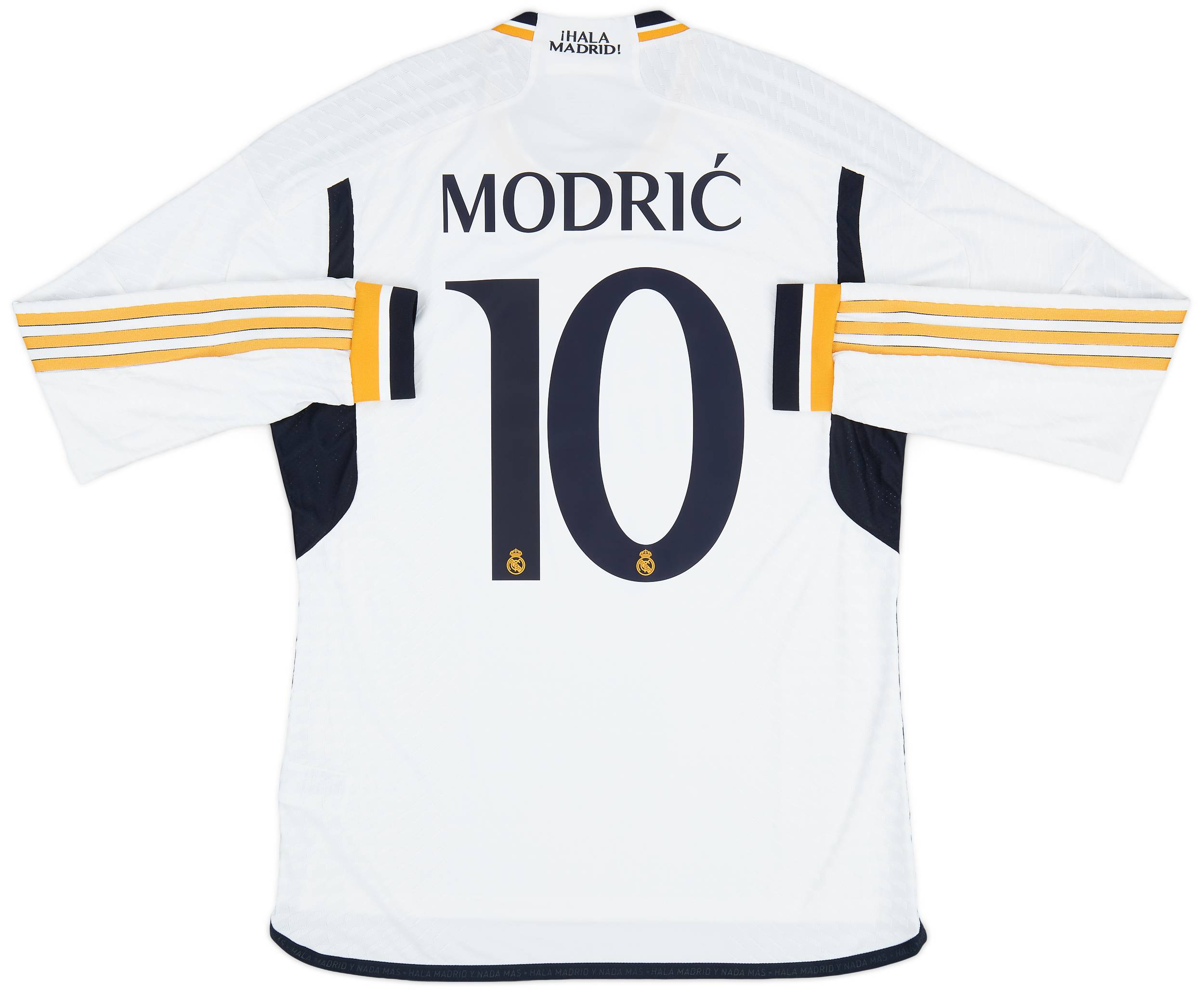 ファッション通販 2023-24 Real Madrid Authentic Home L/S Shirt Modrić #10 ウェア
