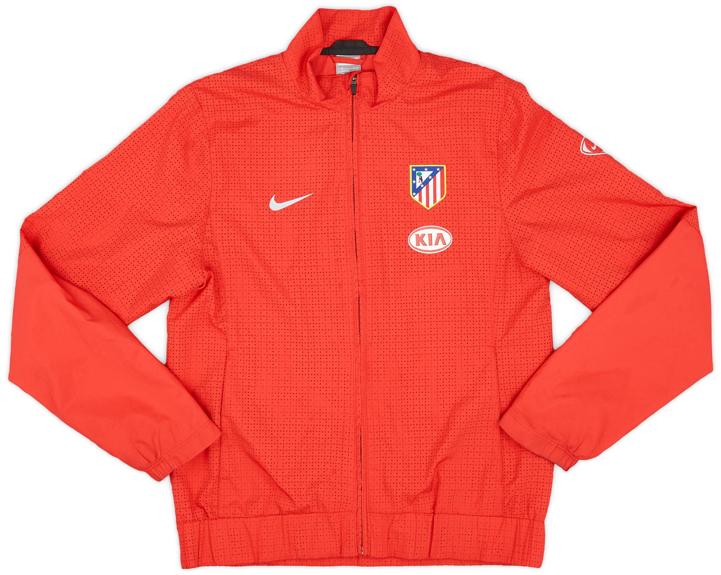 Nike gingham check track jacket in red online