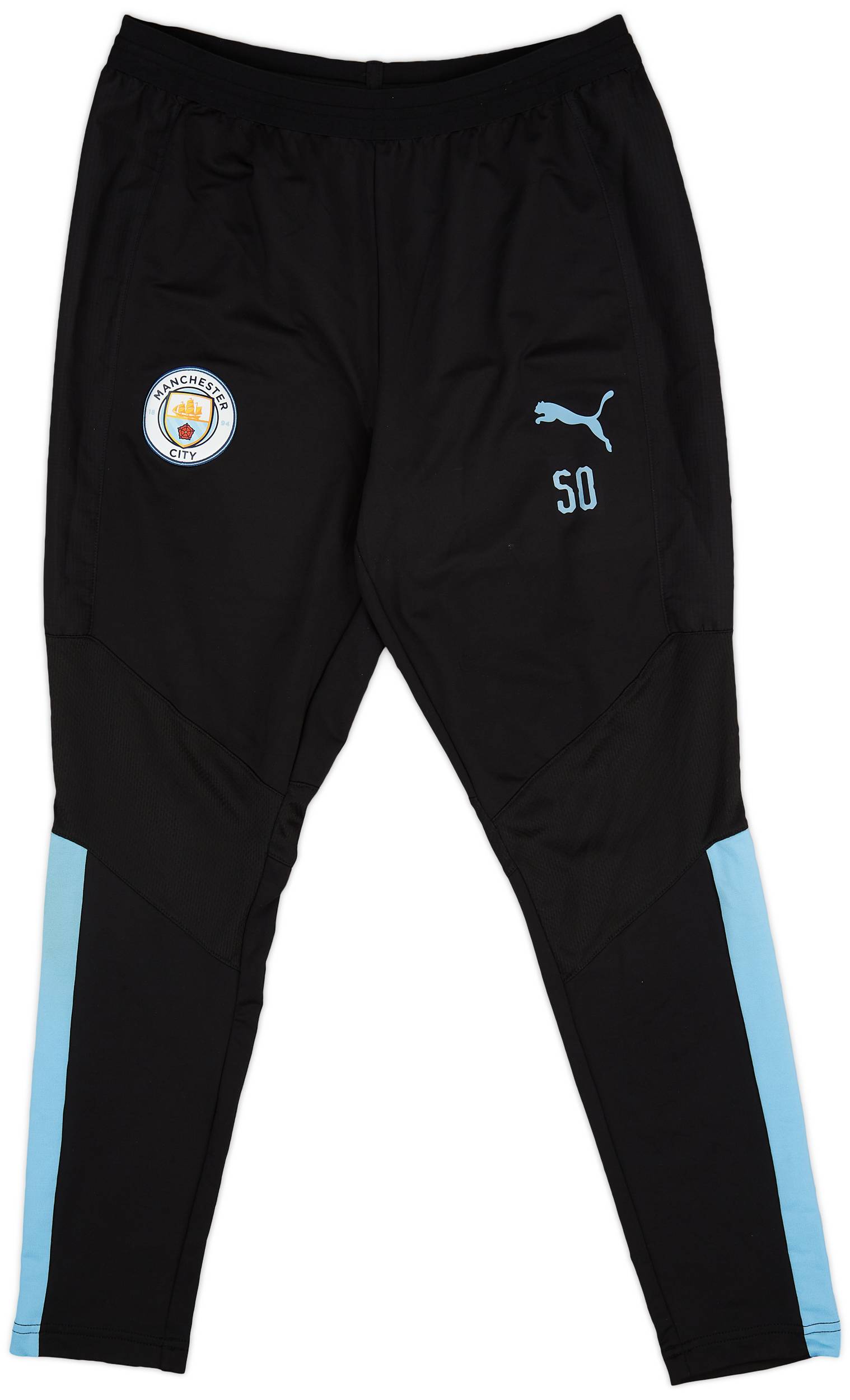 2019 20 Manchester City Staff Issue Puma Tracksuit Bottoms SO 9 10 M