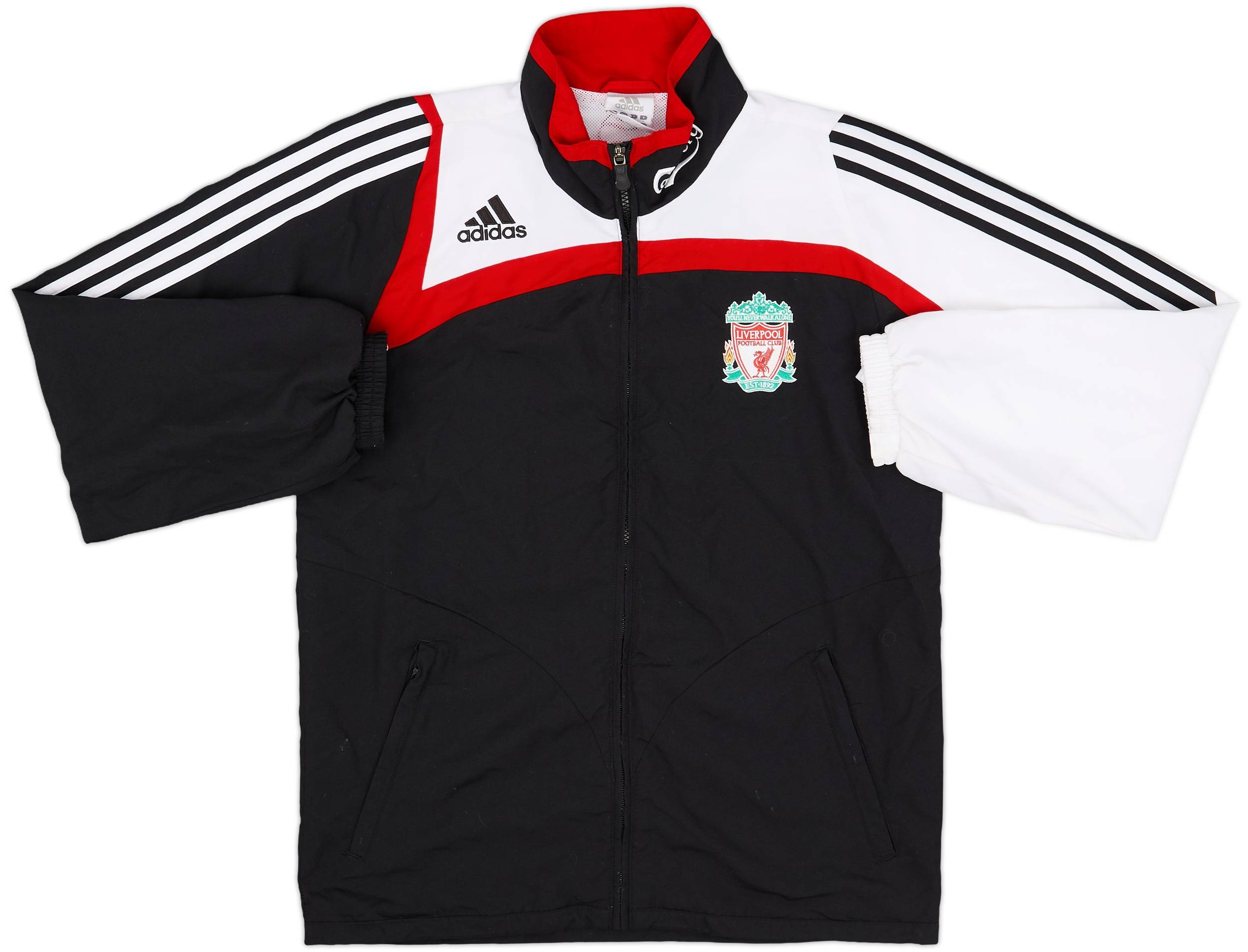 2007-08 Liverpool adidas Track Jacket - 8/10 - (M)