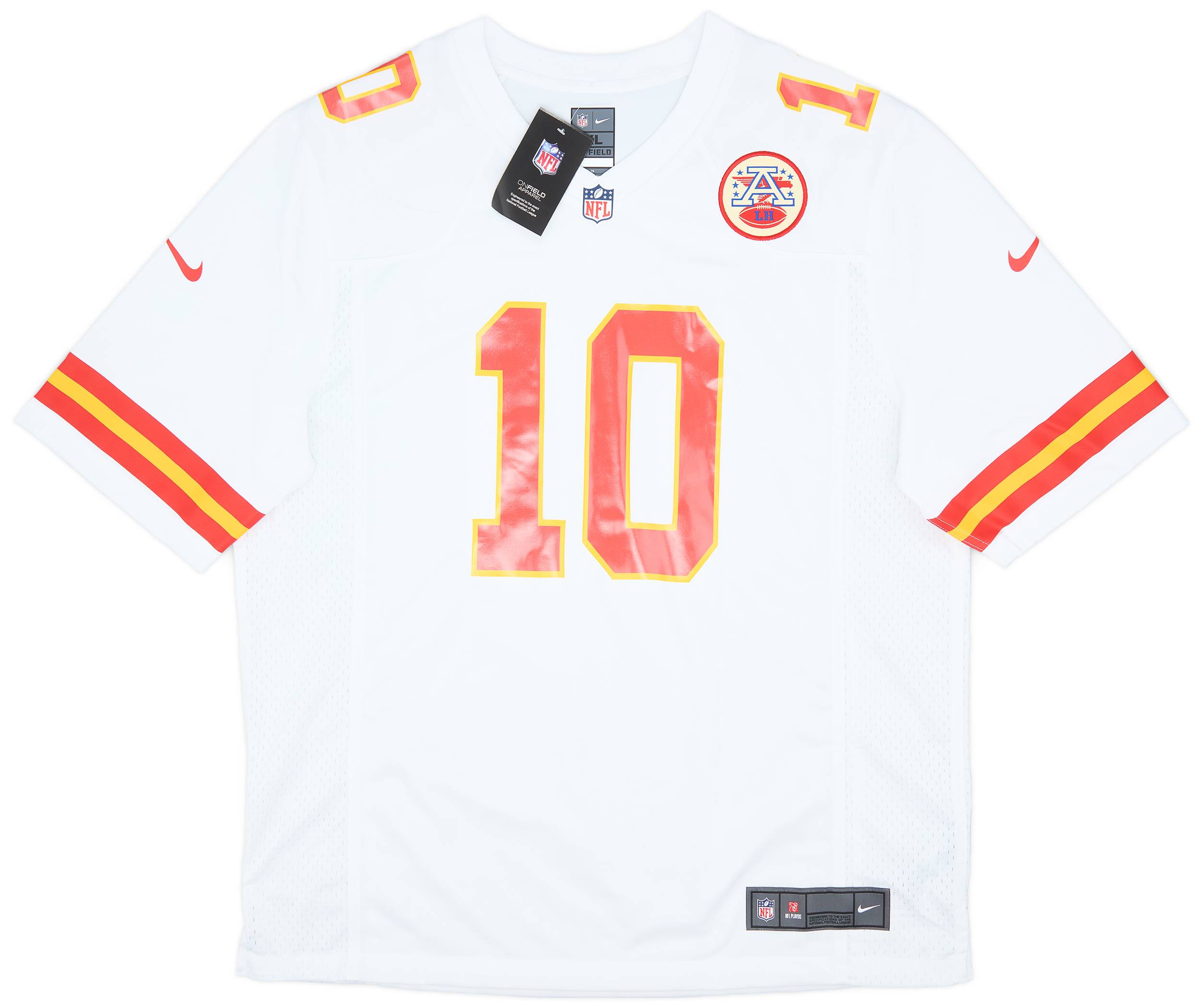 2016-21 Kansas City Chiefs Hill #10 Nike Game Away Jersey (XL)