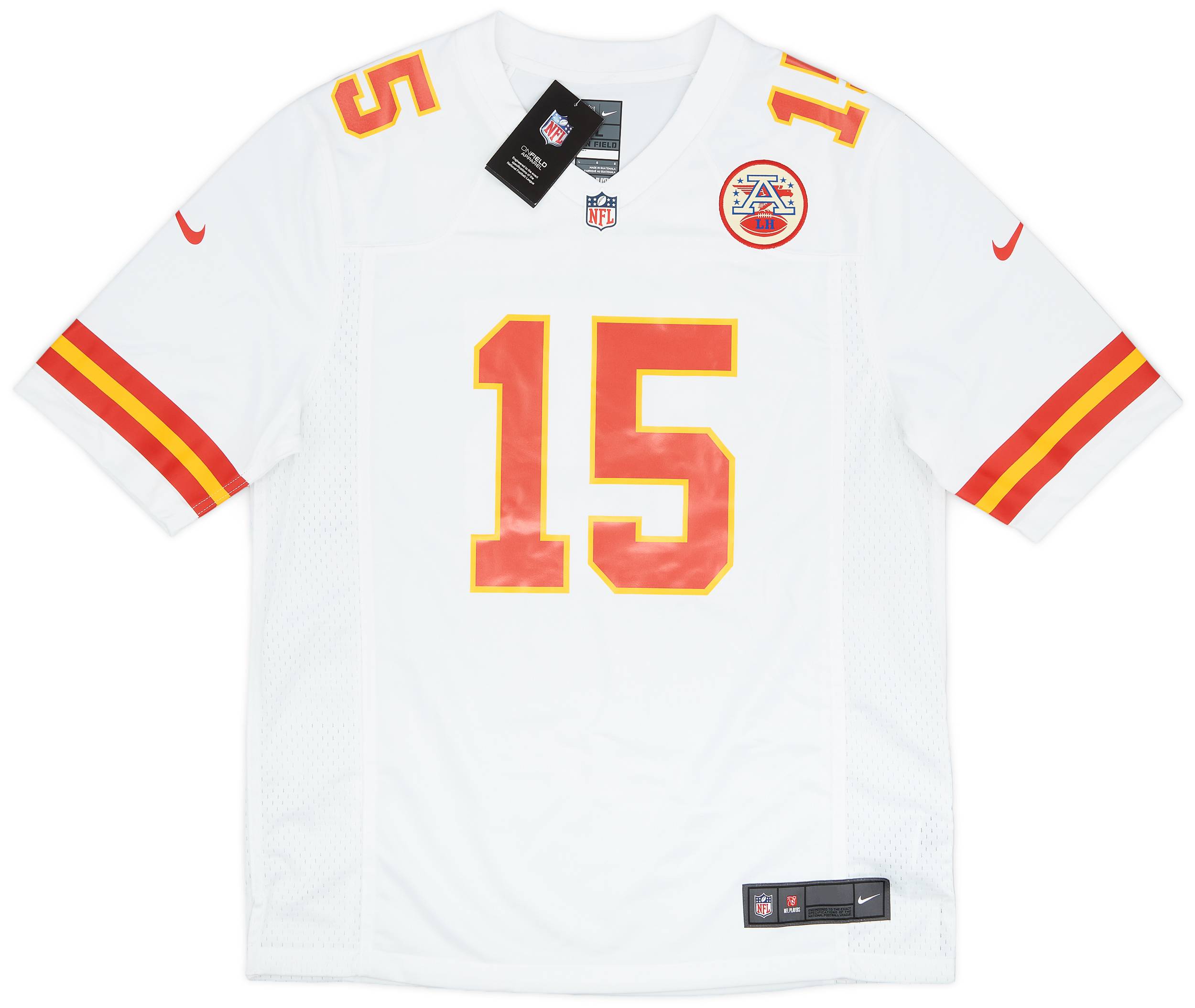 2017 23 Kansas City Chiefs Mahomes 15 Nike Game Away Jersey L