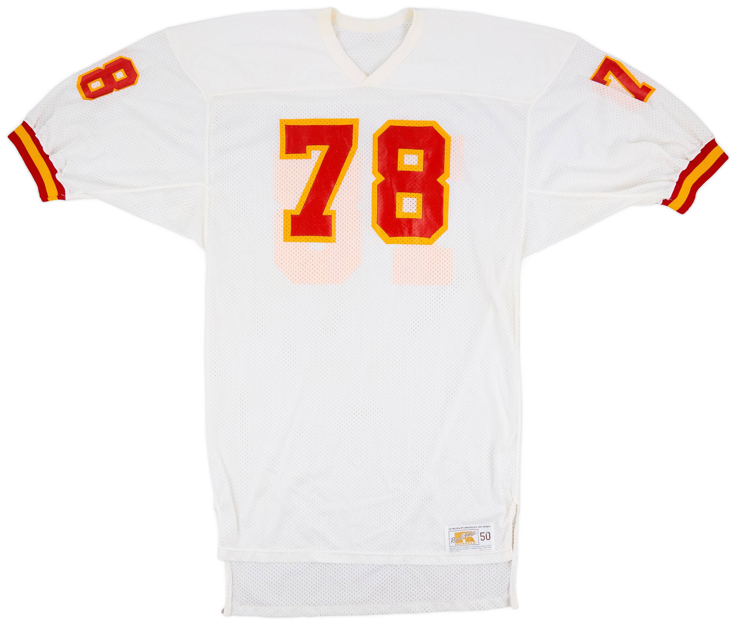 1976 77 Kansas City Chiefs Lee 78 Russell Athletic Authentic Away Jersey Very Good XXL