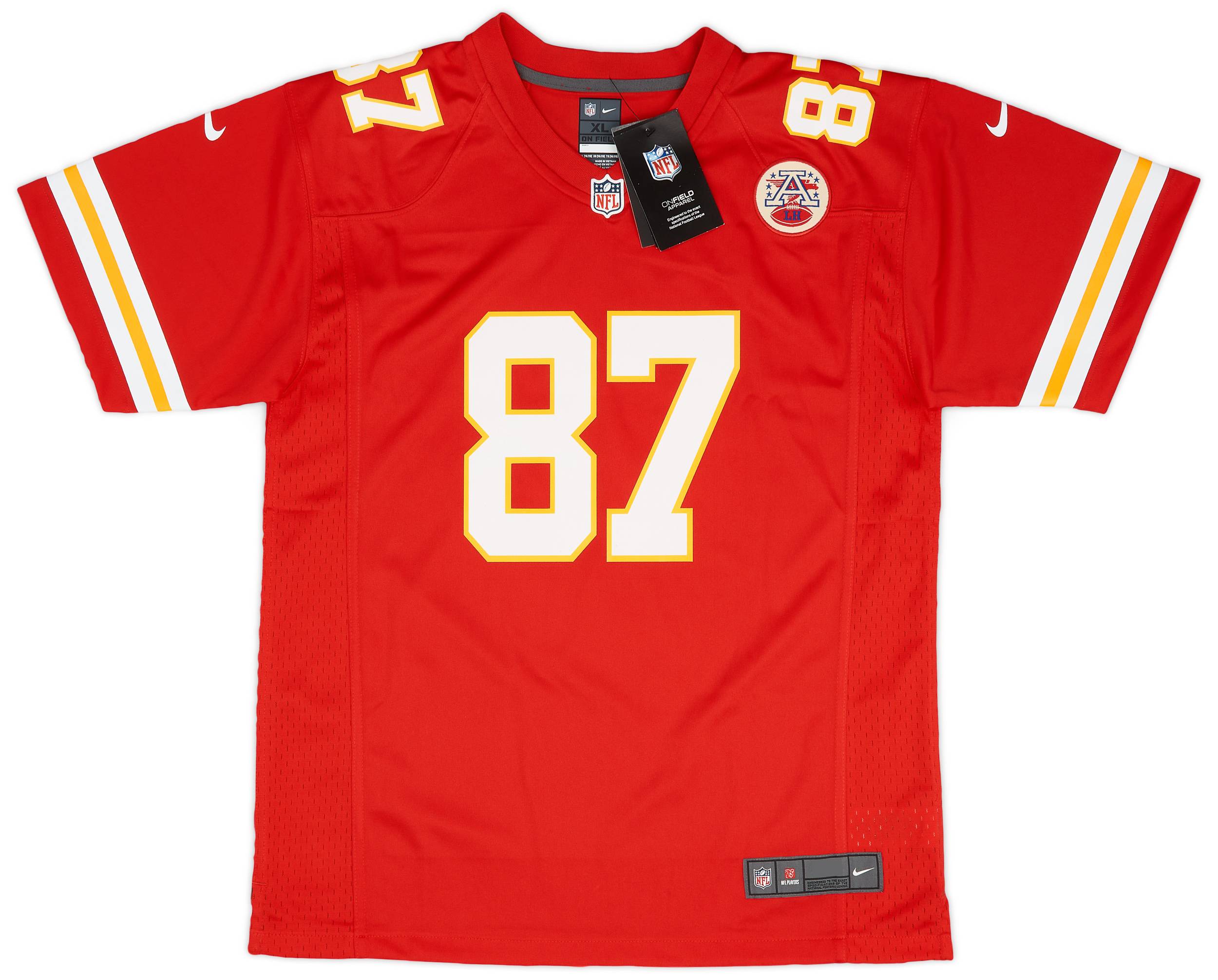 2013 23 Kansas City Chiefs Kelce 87 Nike Game Home Jersey XL.Kids