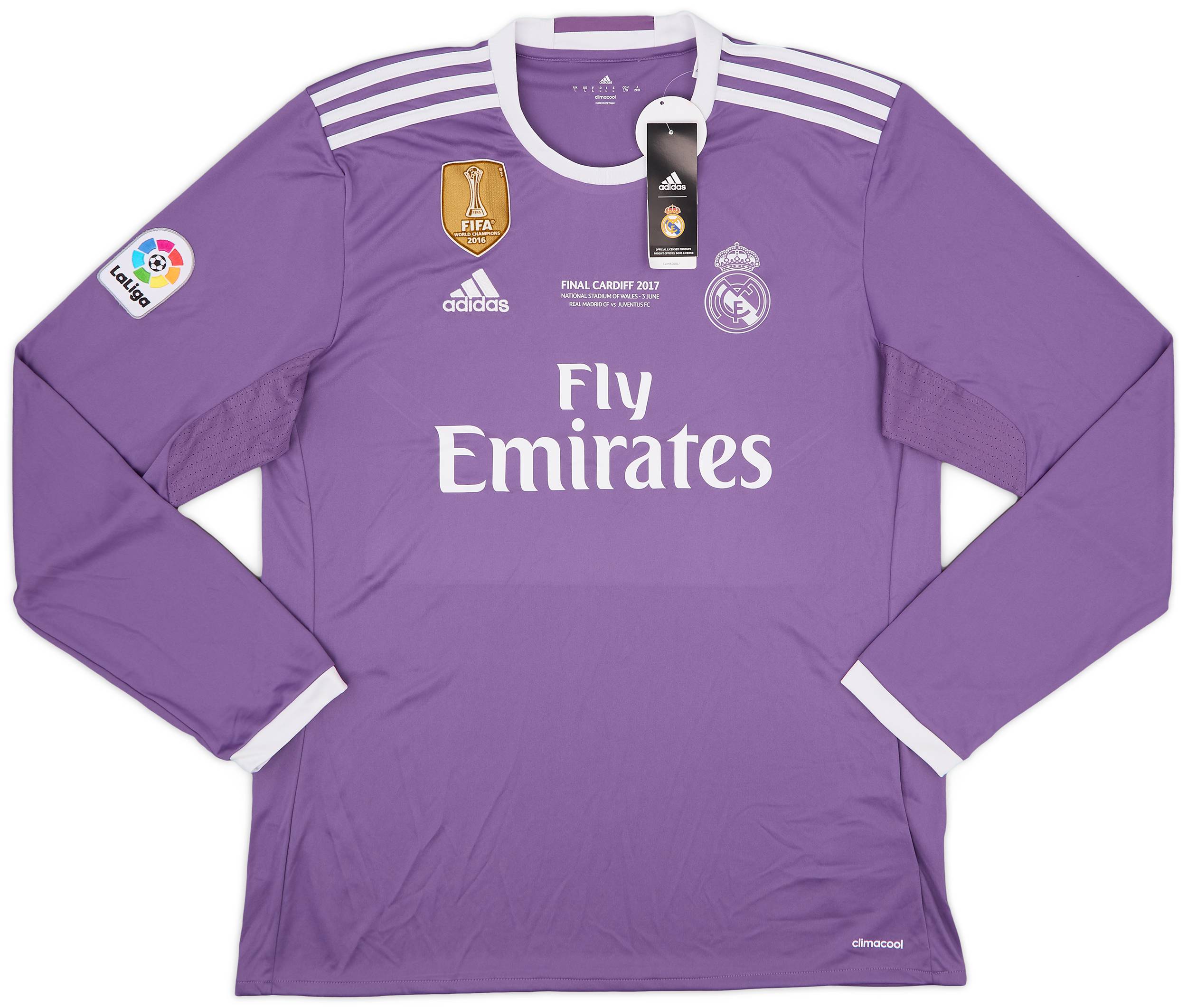 2016-17 Real Madrid Away L/S Shirt Ronaldo #7 (L)