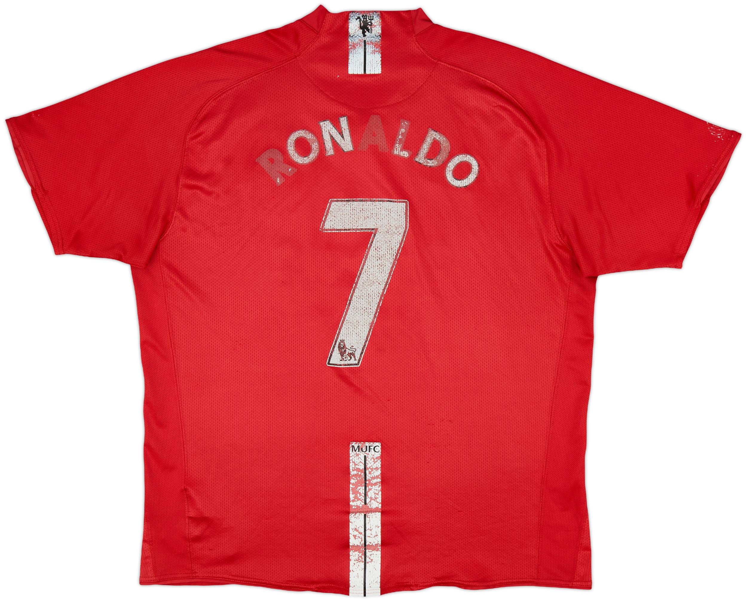 2007-09 Manchester United Home Shirt Ronaldo #7 - 4/10 - (XL)