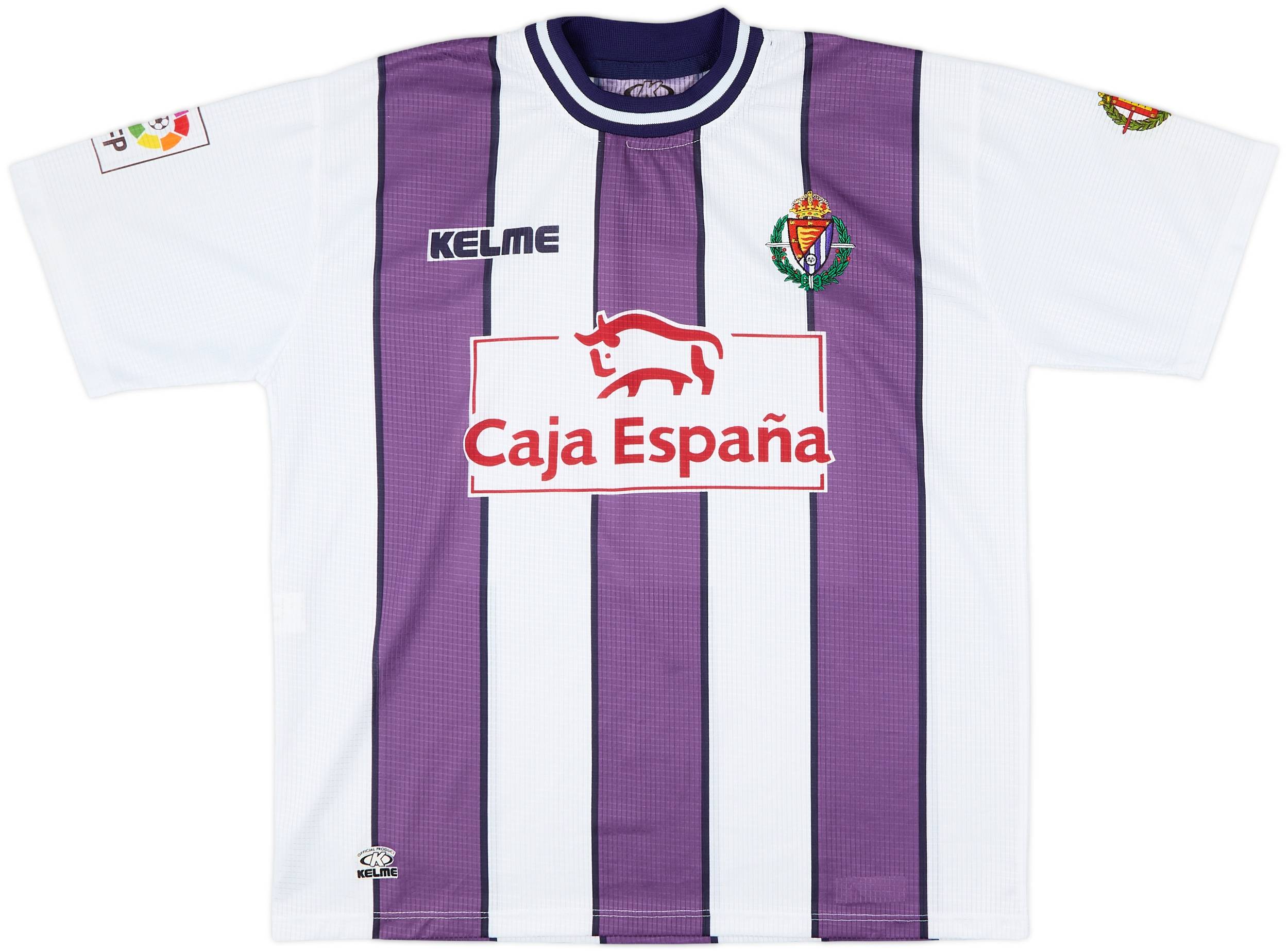 ウェア 99-01 REAL VALLADOLID JO #25 REAL VALLADOLID 1999 2001 HOME FOOTBALL SHIRT SOCCER JERSEY