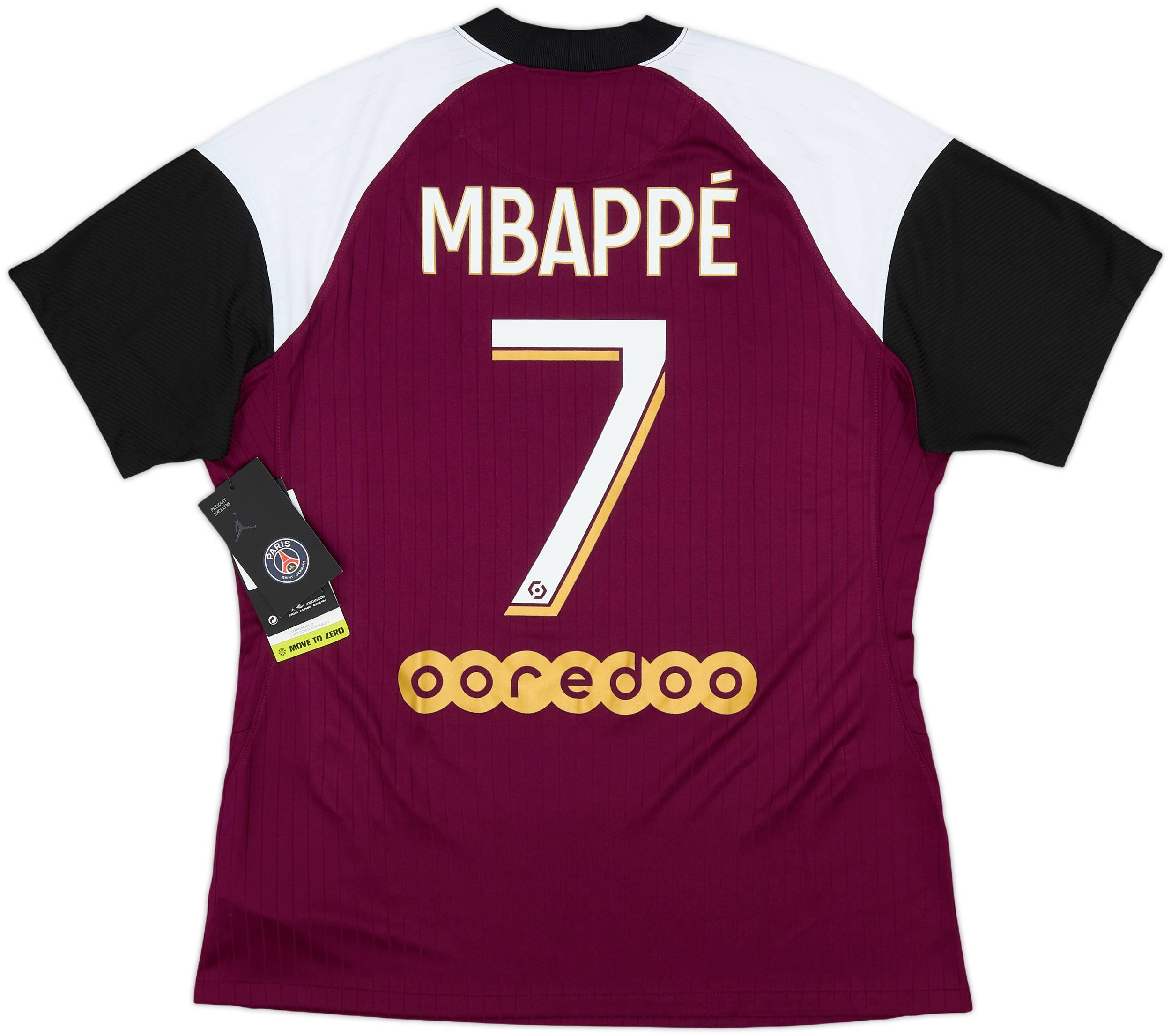 2020-21 Paris Saint-Germain Third Shirt Mbappe #7 (Women's L)